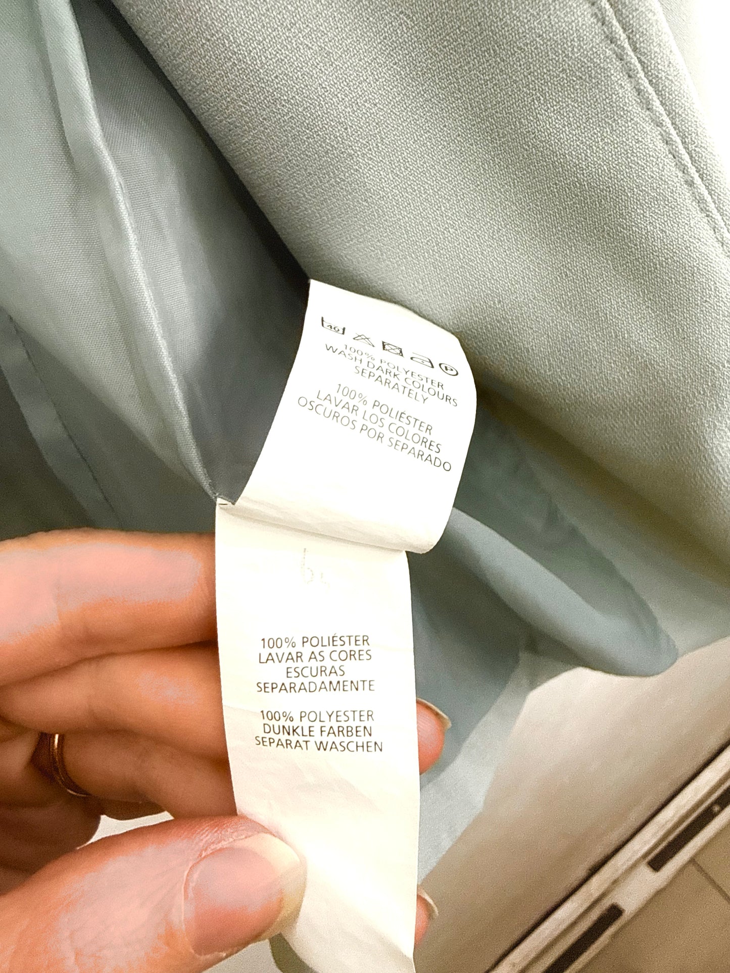 Blazer Atmosphere Verde Salvia Grisáceo Mujer Talla 10 (M)