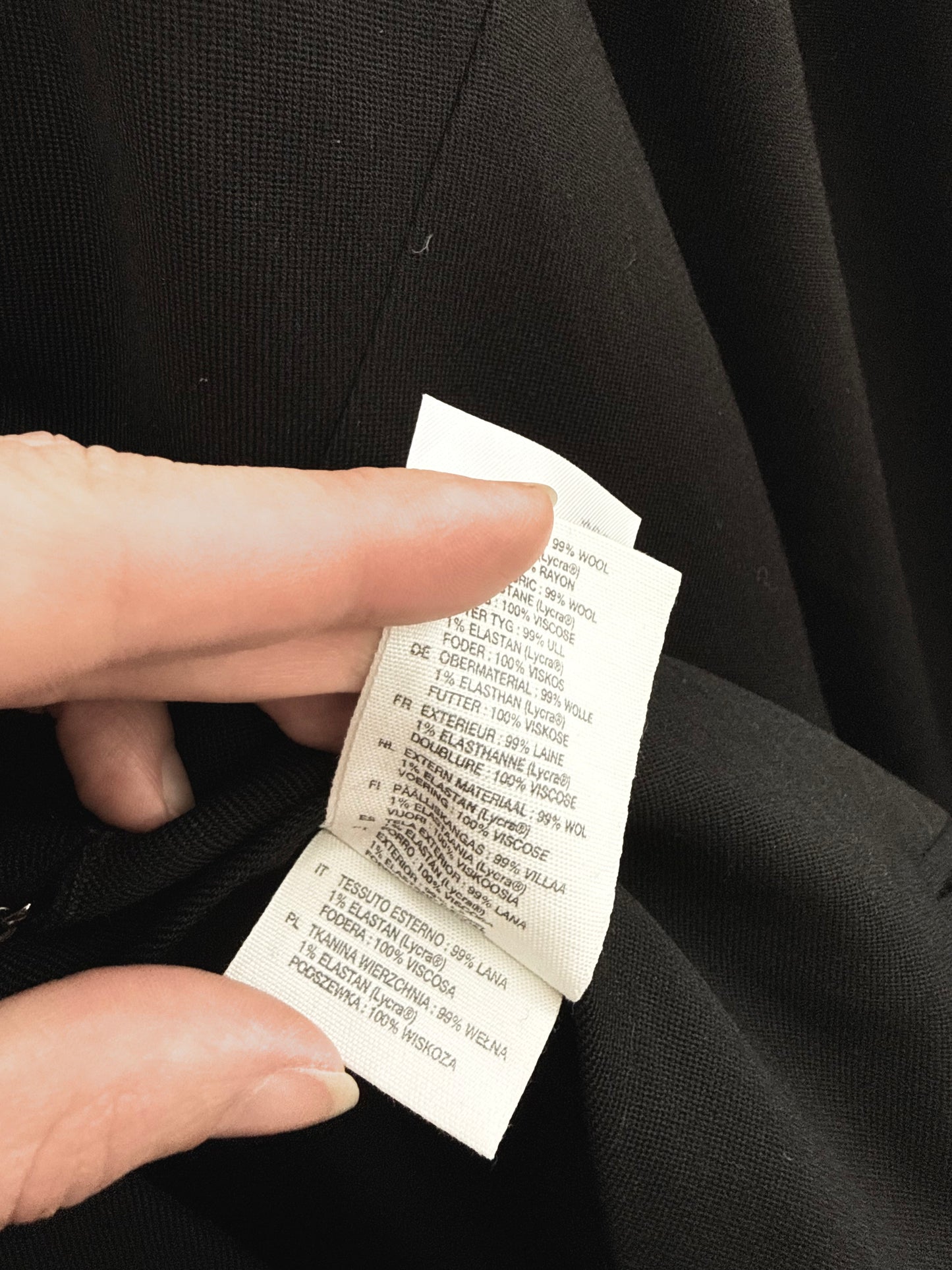 Blazer H&M Karl Lagerfeld Mujer Negro Talla 38 (M)