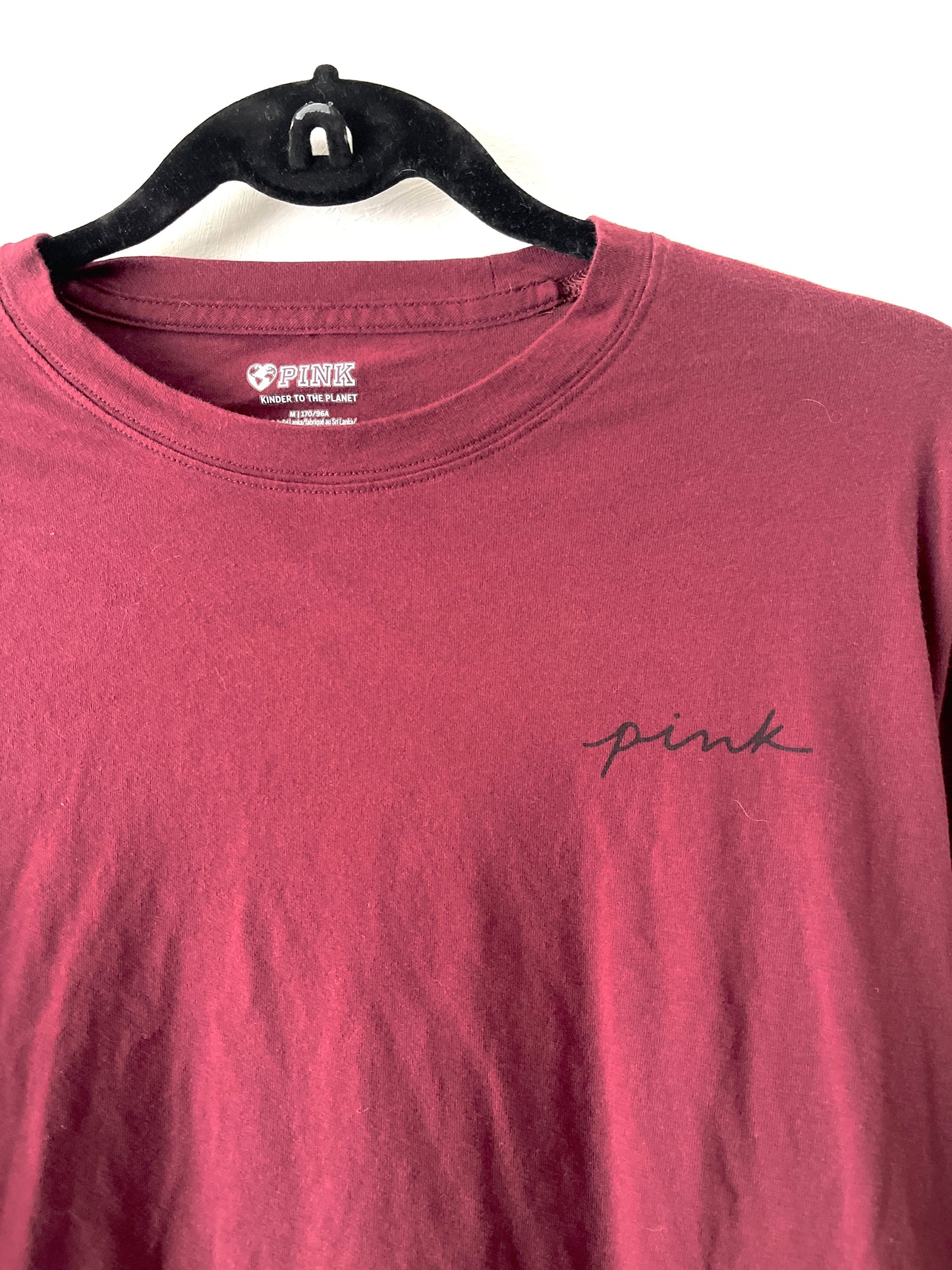POLERA MANGA LARGA PINK BURDEO M MUJER