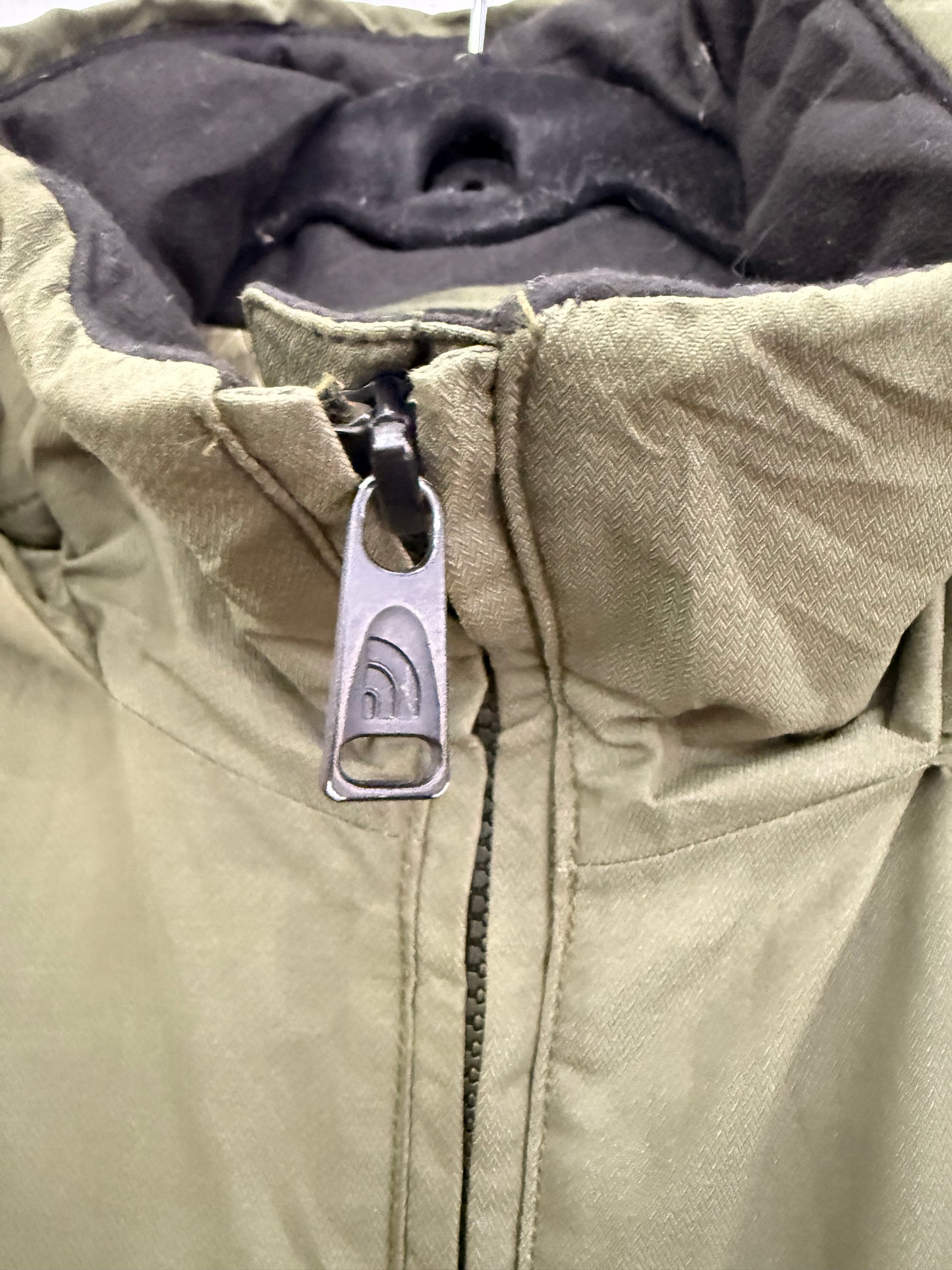 Chaqueta Larga The North Face Verde Impermeable Hyvent  Con Gorro S Mujer