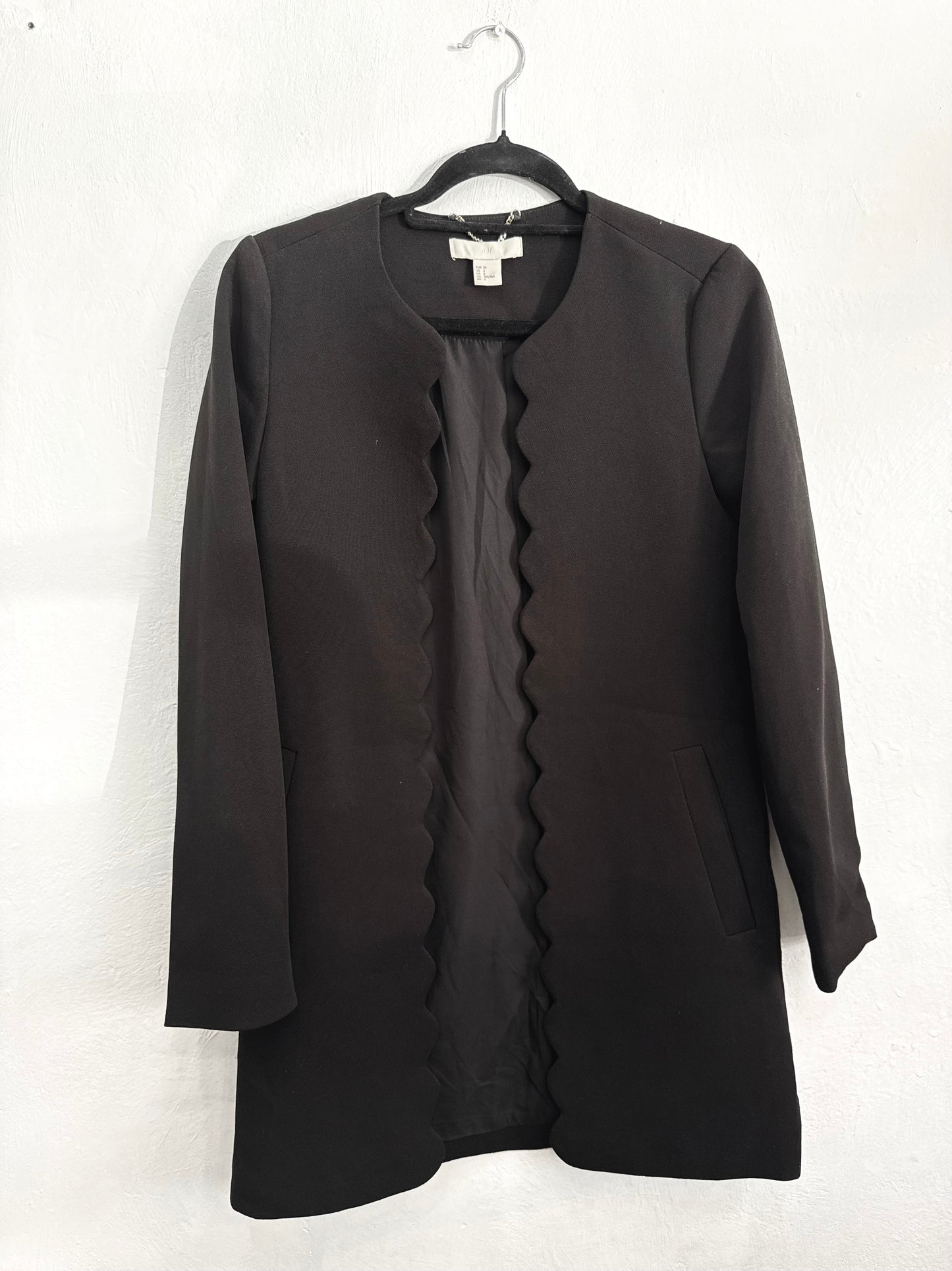 Blazer H&M Mujer Negro Talla 32 (XS)