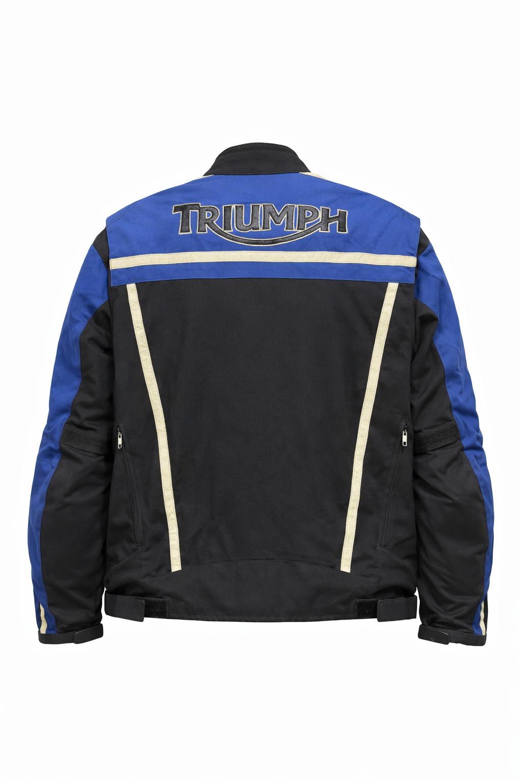 Chaqueta Moto Triumph Negro Con Azul Talla 54/64 (XL)