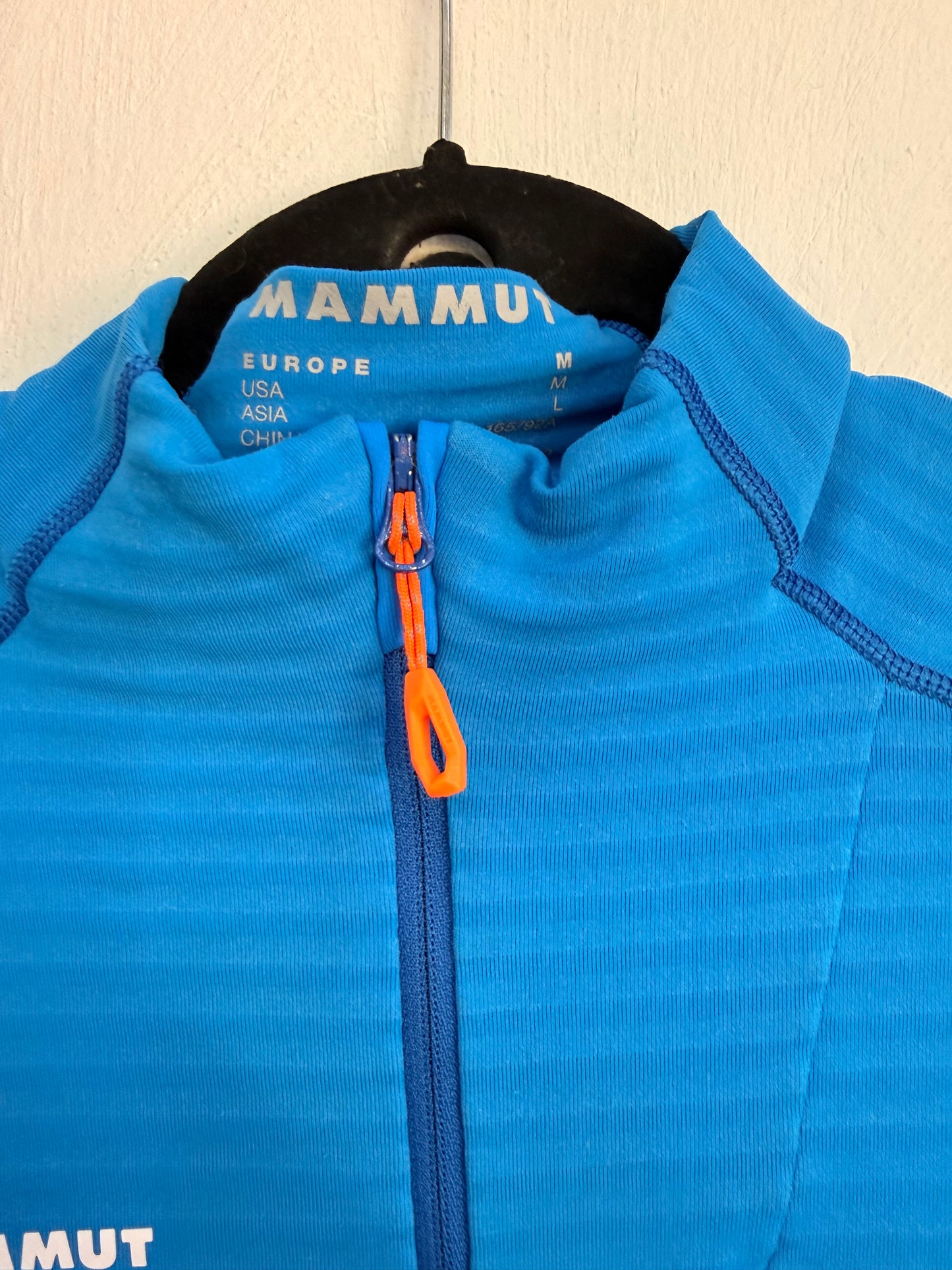Chaqueta Mammut Aconcagua Midlayer Técnica Azul Mujer M
