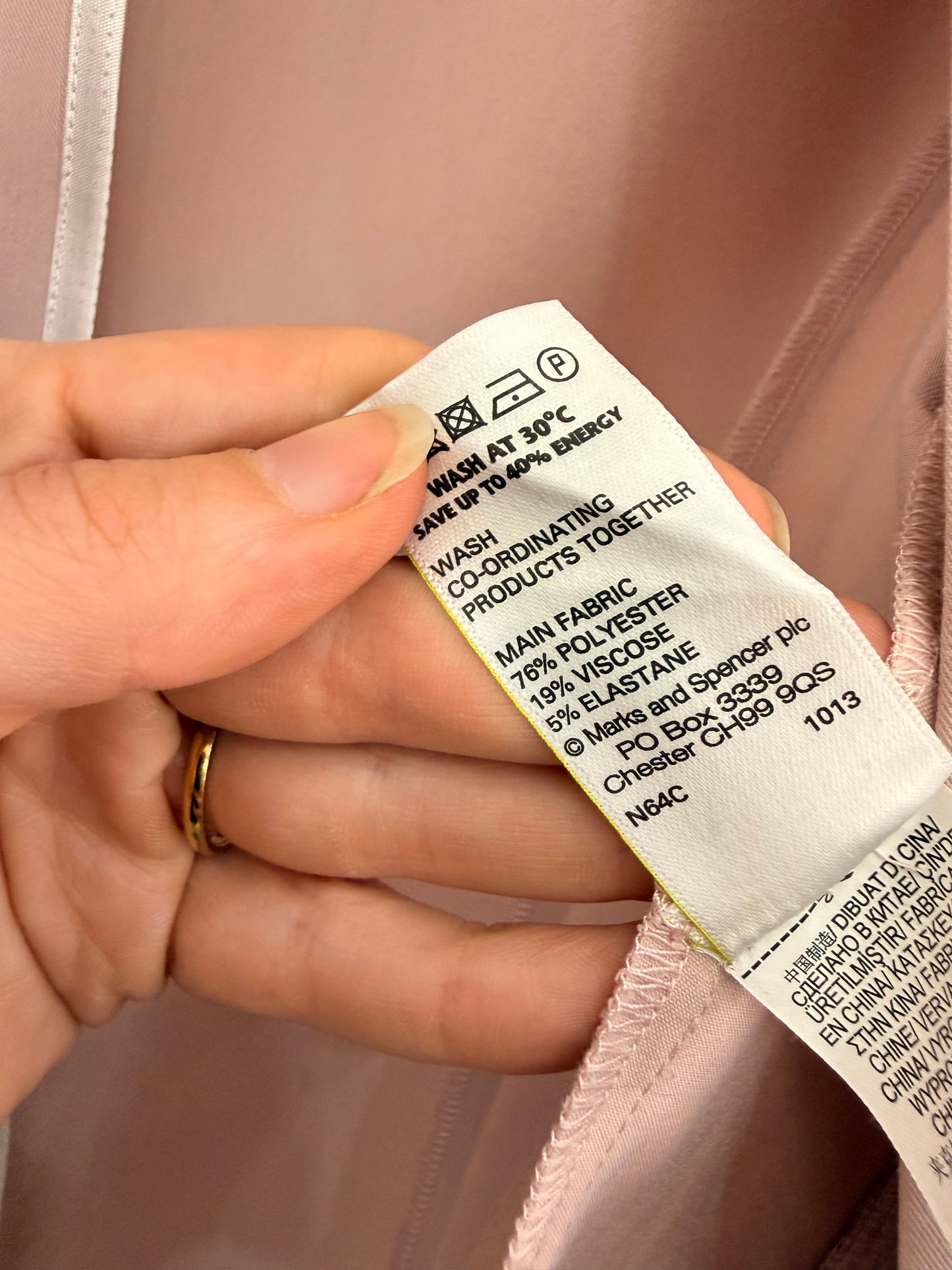 Blazer M&S Palo Rosa Mujer Talla 8 (S)