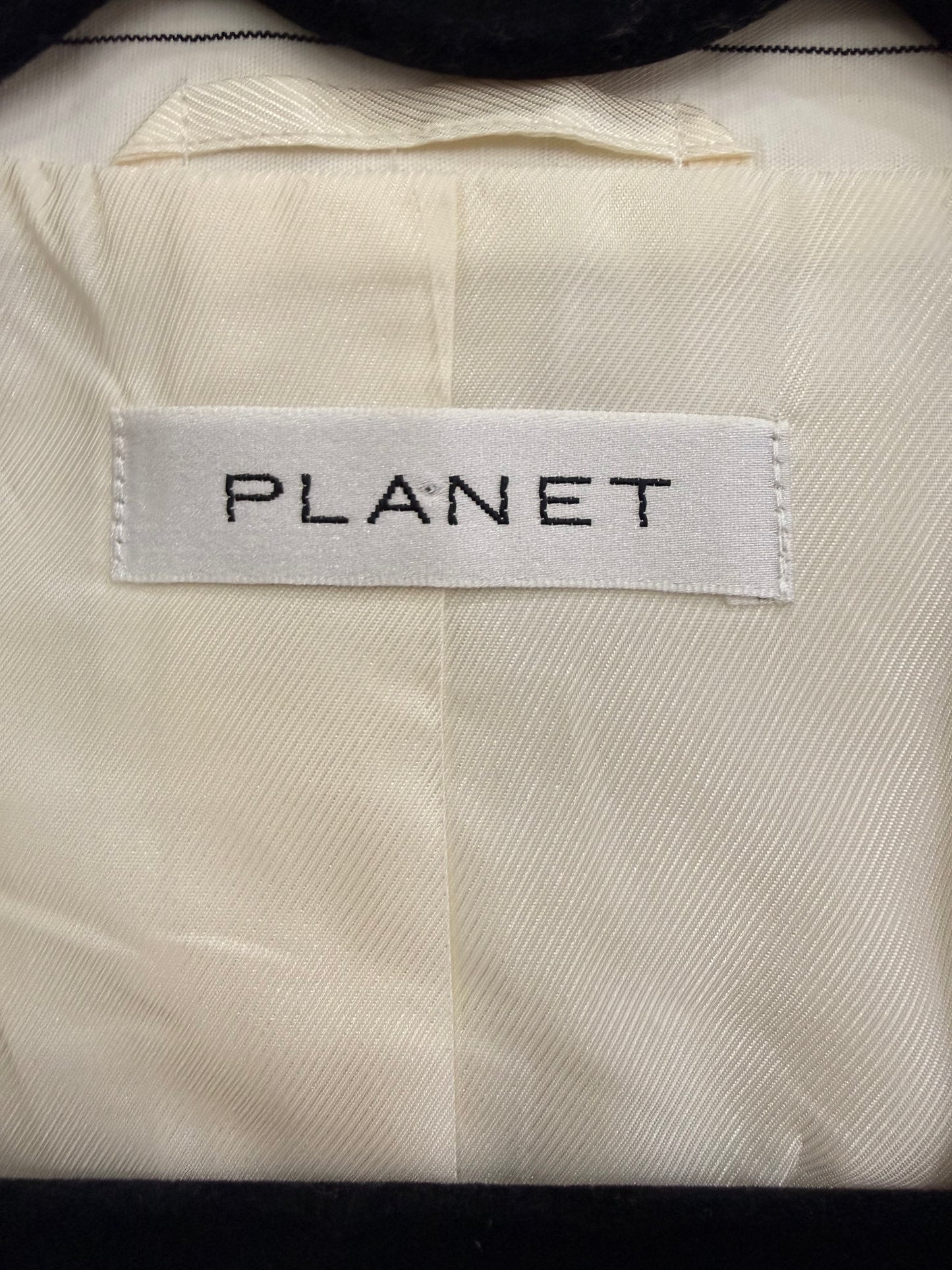 Blazer Planet Blanco Negro Rayas Talla 12 (M)