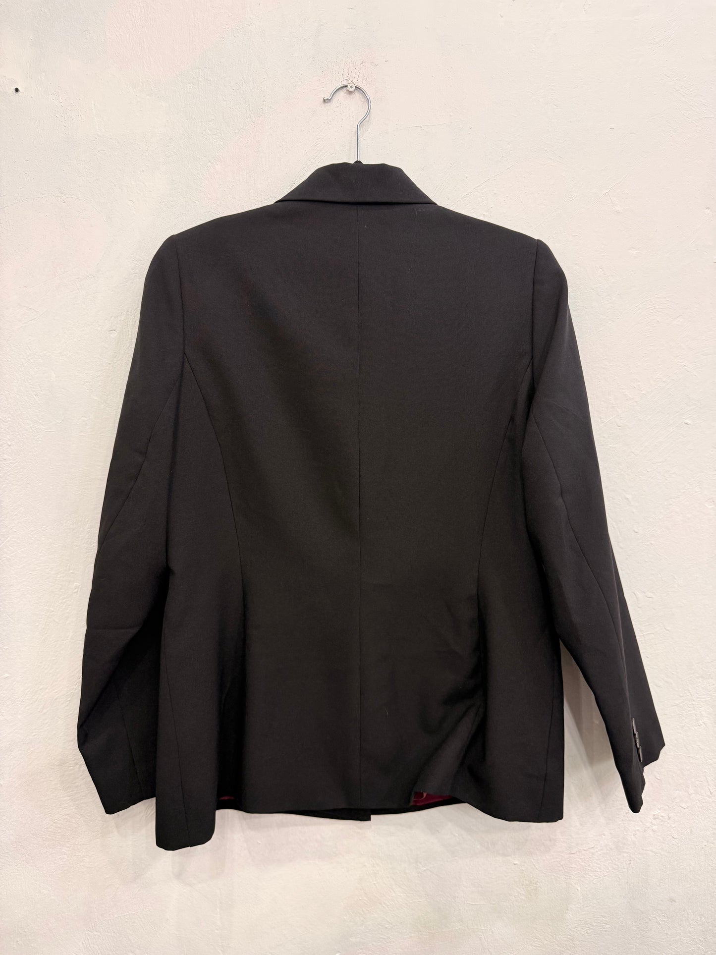 Blazer Amaranto Negro Mujer Talla 14 (L)