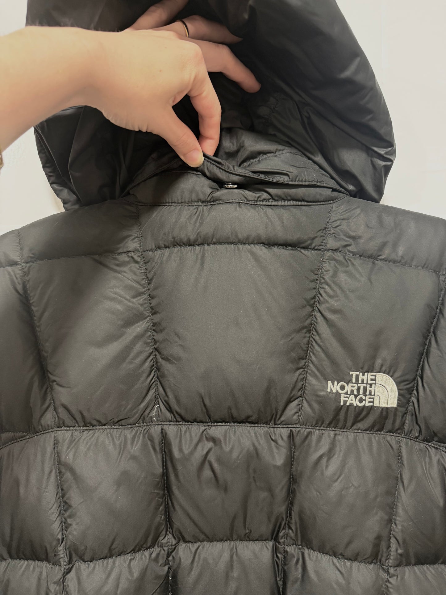 Parka The North Face Larga Con Gorro Negra 600 Mujer Talla S