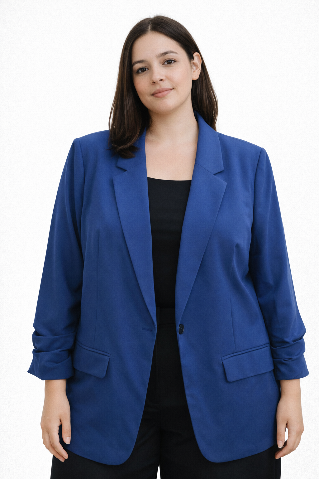 Blazer Papaya Azul Mujer Talla 16 (XL)