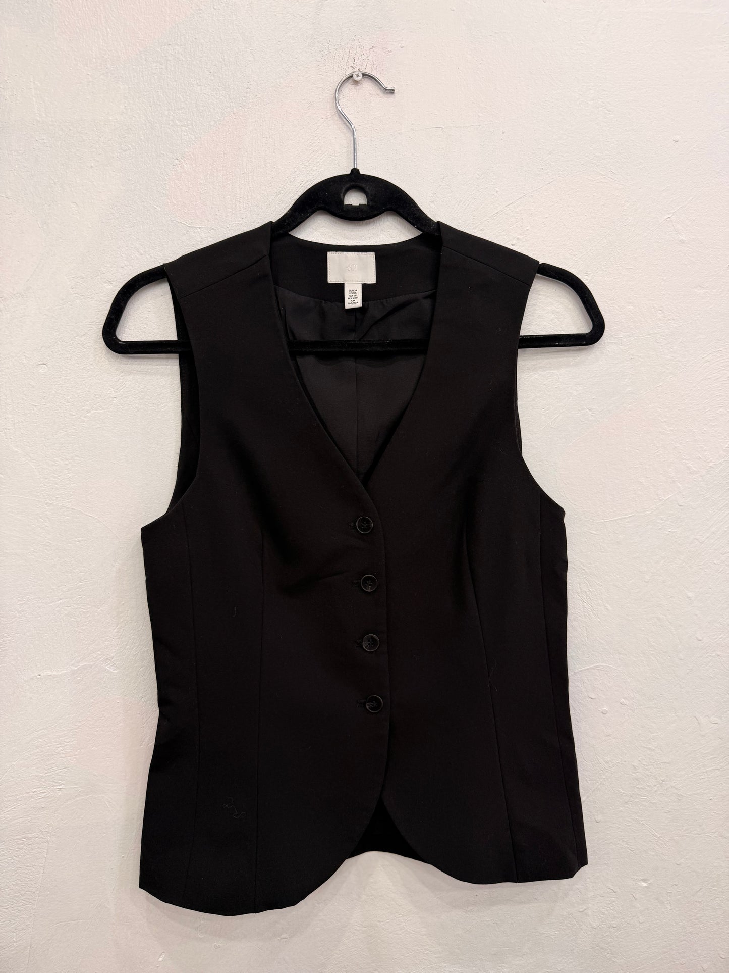 Blazer Gilet H&M Negro XS