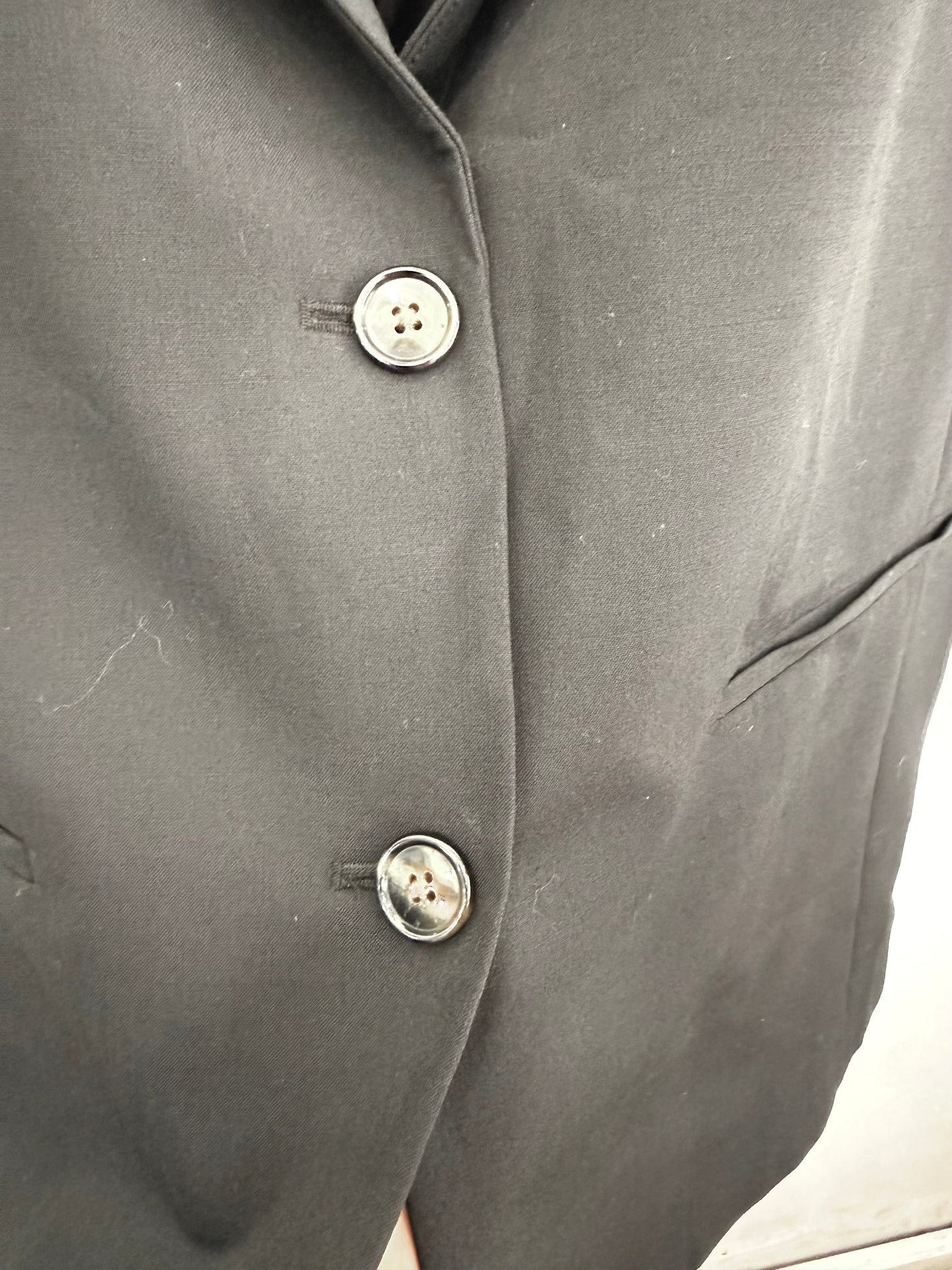 Blazer Sin Mangas M&S Negro Talla 18 (XL)