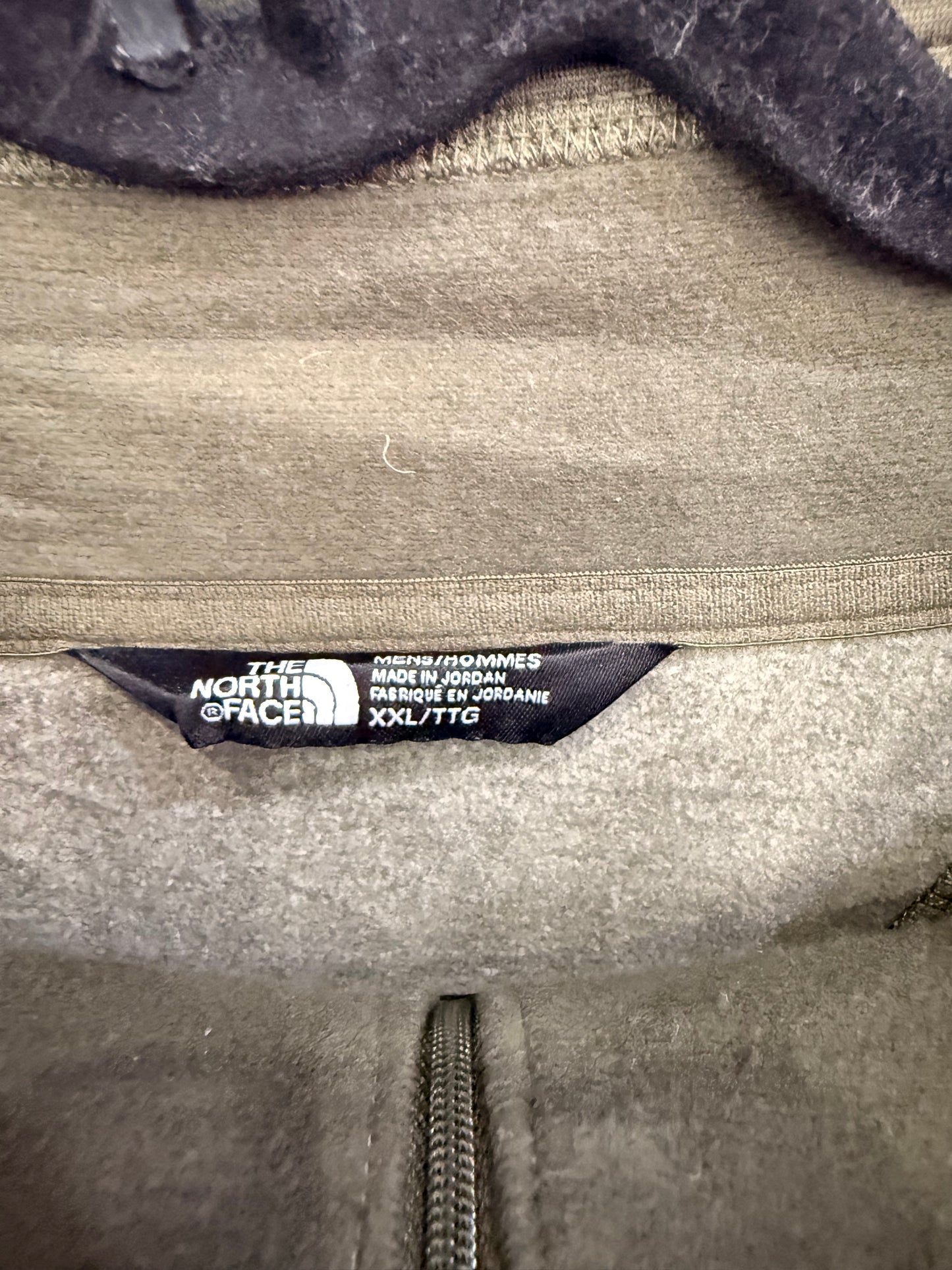 Poleron The North Face 1/4 Zip Verde XXL Hombre
