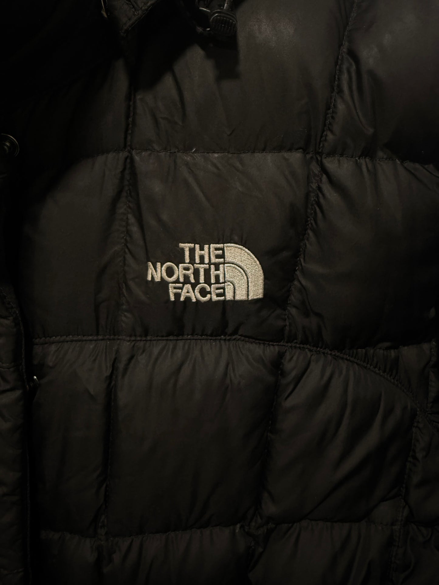 Parka The North Face Larga Con Gorro Negra 600 Mujer Talla S