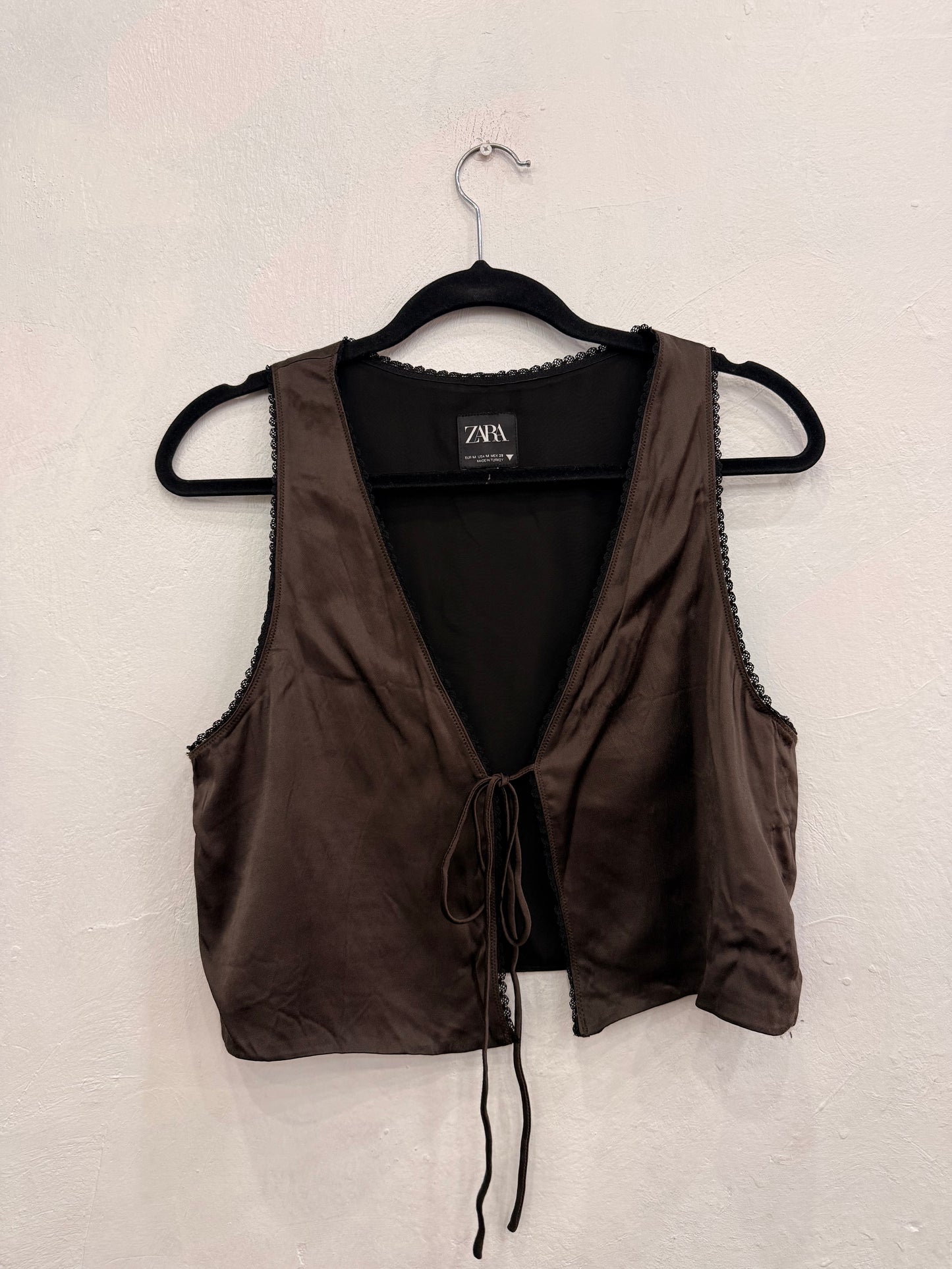 Blazer Gilet Zara Cafe Moro M