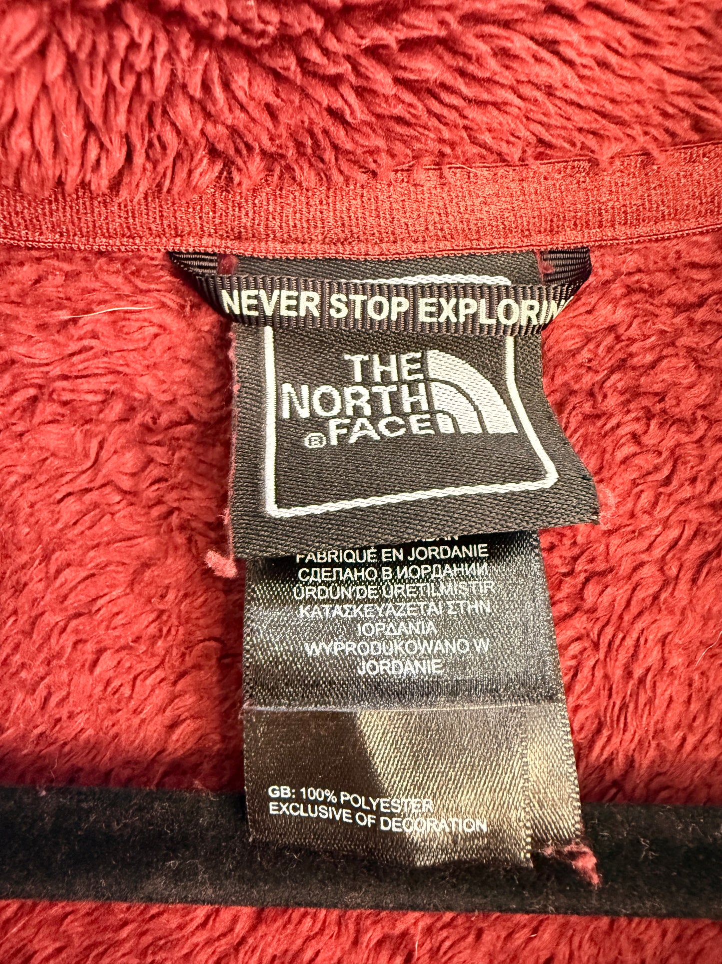 Polar The North Face Burdeo Vino Tinto Mujer M