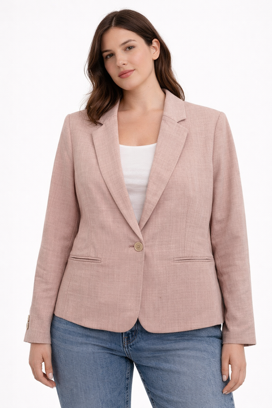Blazer H&M Rosa Palo Talla 38 (S)