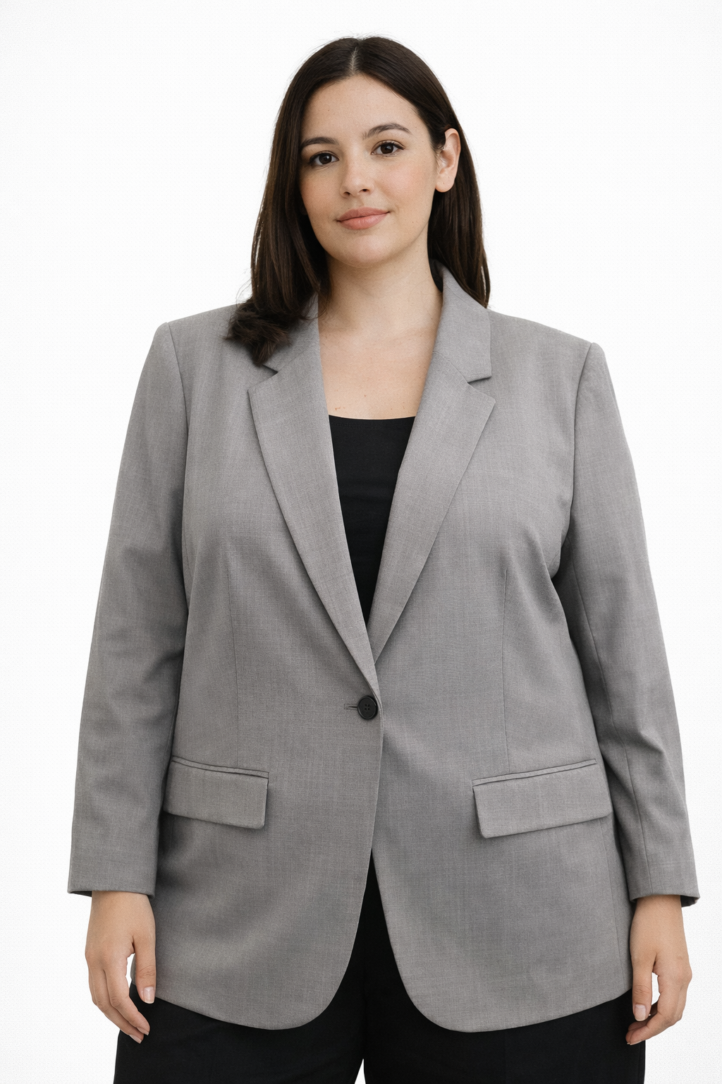 Blazer M&S Gris Mujer Talla 18 (XL/XXL)
