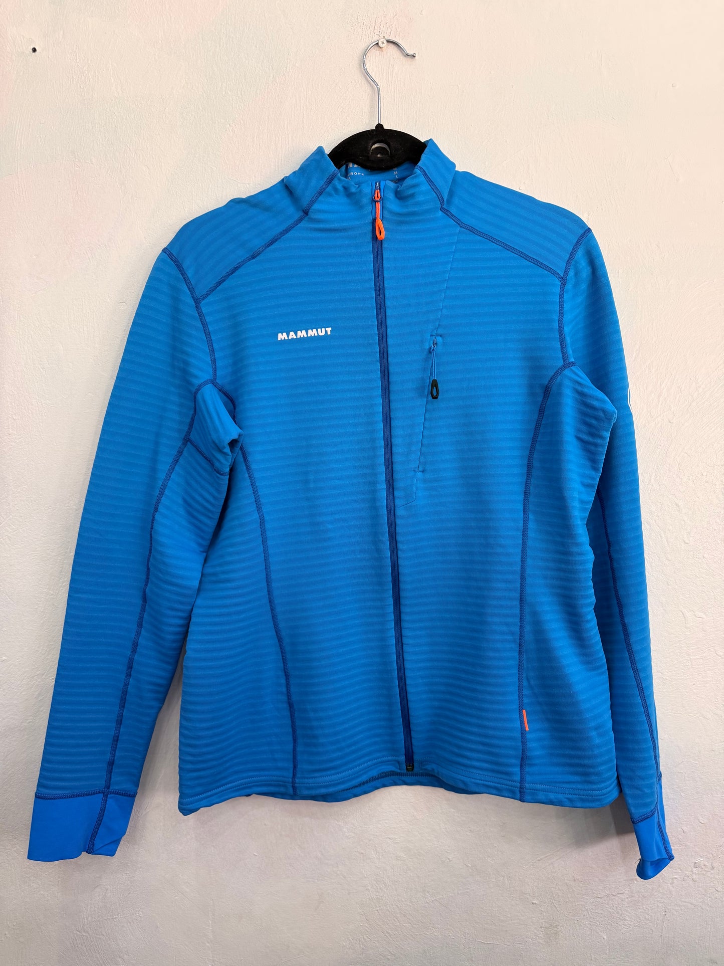 Chaqueta Mammut Aconcagua Midlayer Técnica Azul Mujer M