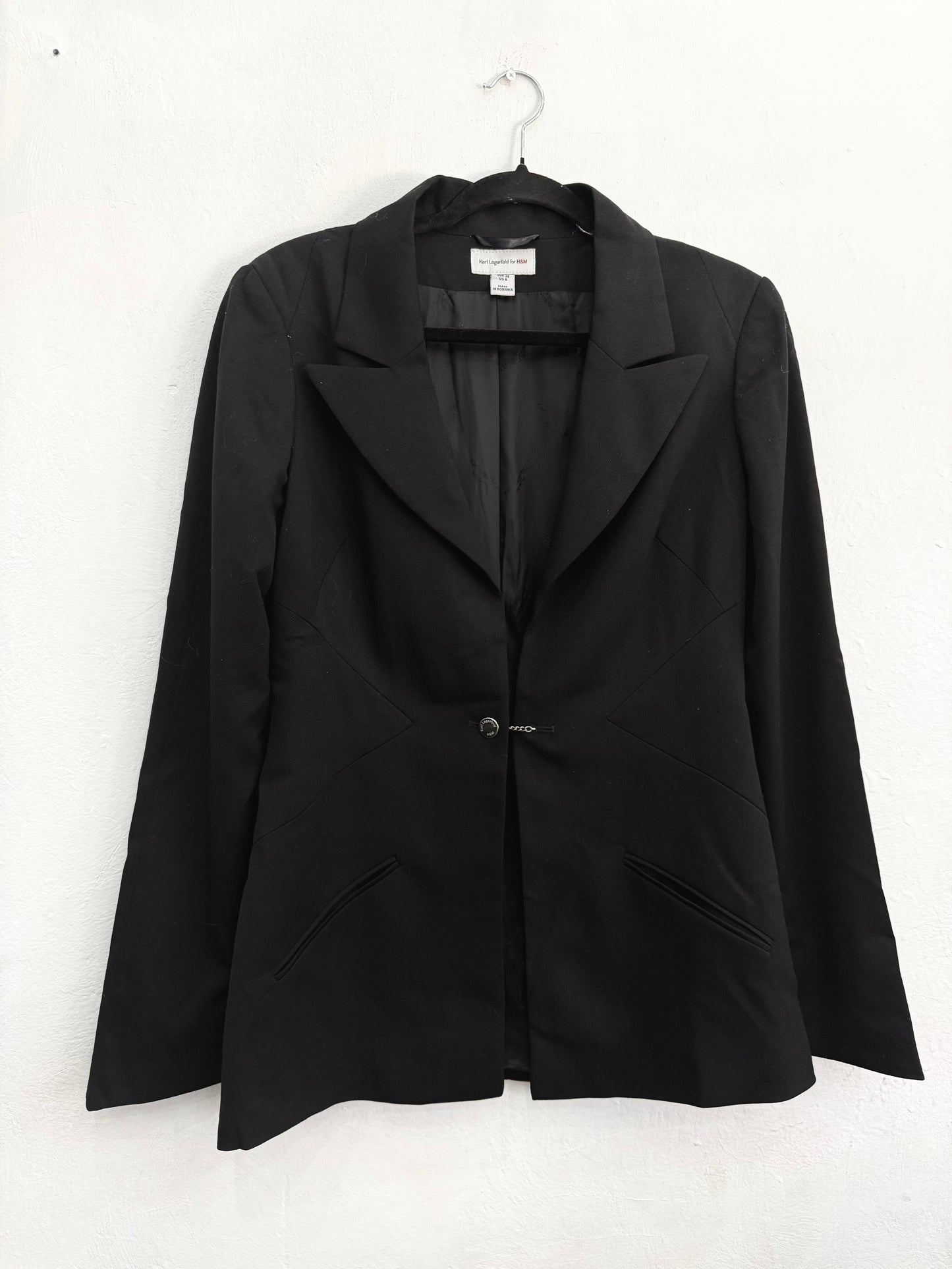 Blazer H&M Karl Lagerfeld Mujer Negro Talla 38 (M)