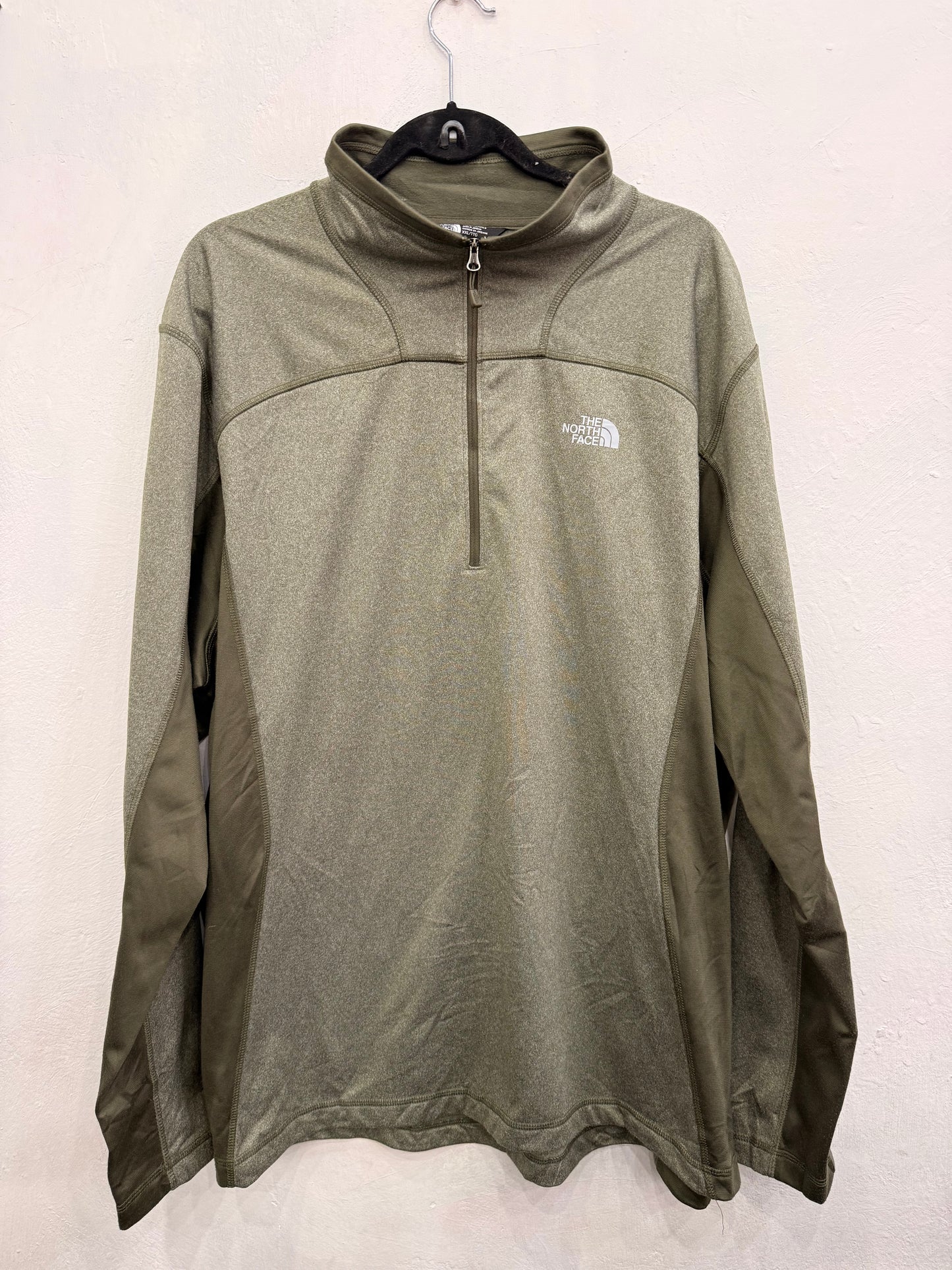 Poleron The North Face 1/4 Zip Verde XXL Hombre