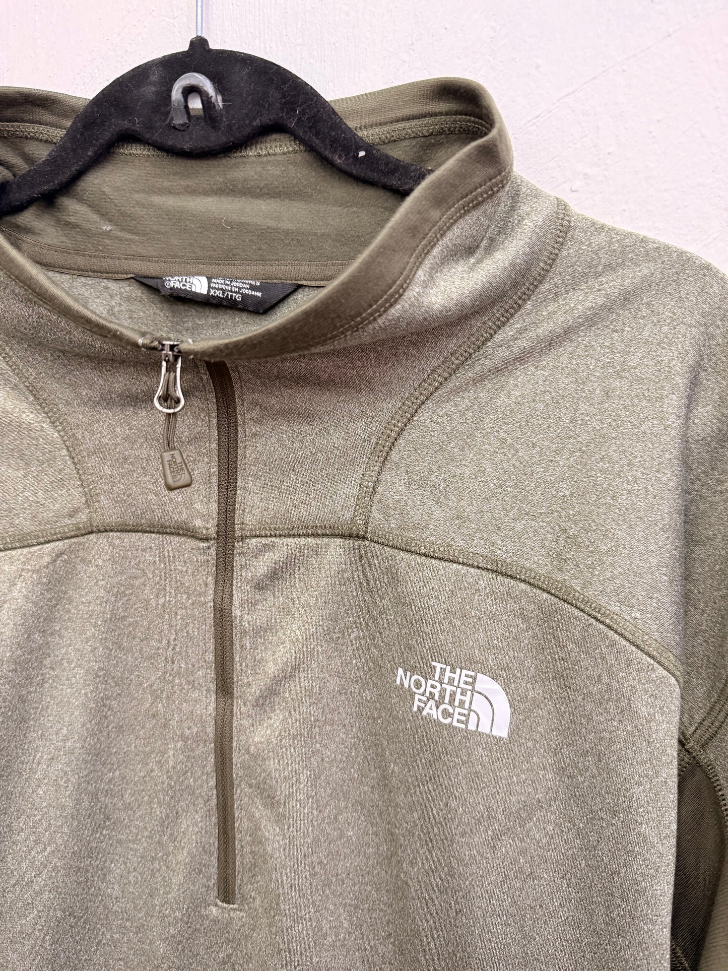 Poleron The North Face 1/4 Zip Verde XXL Hombre