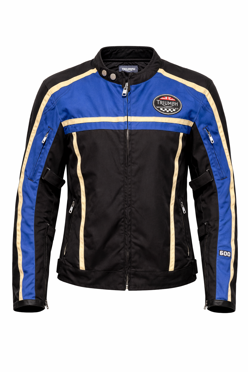 Chaqueta Moto Triumph Negro Con Azul Talla 54/64 (XL)