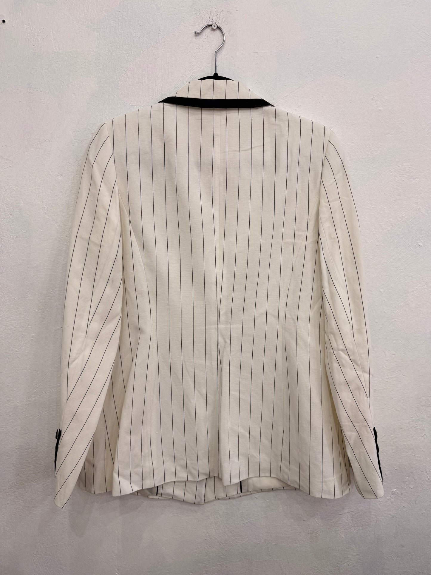 Blazer Planet Blanco Negro Rayas Talla 12 (M)