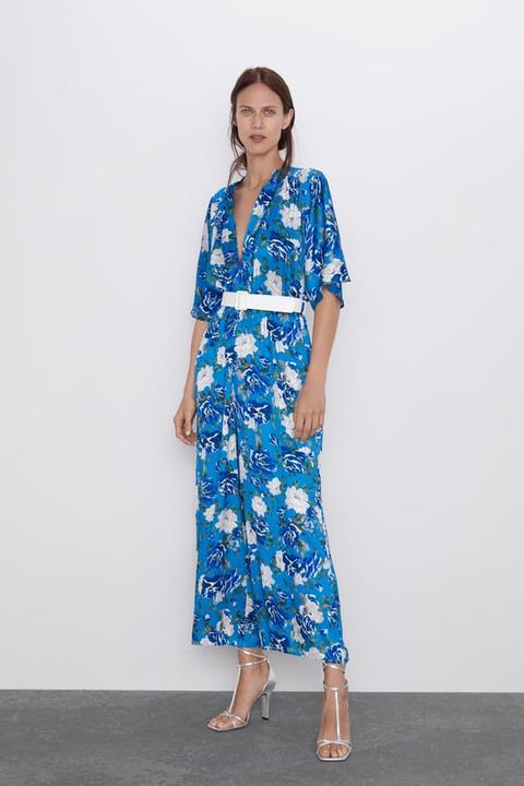 ENTERITO ZARA AZUL M MUJER