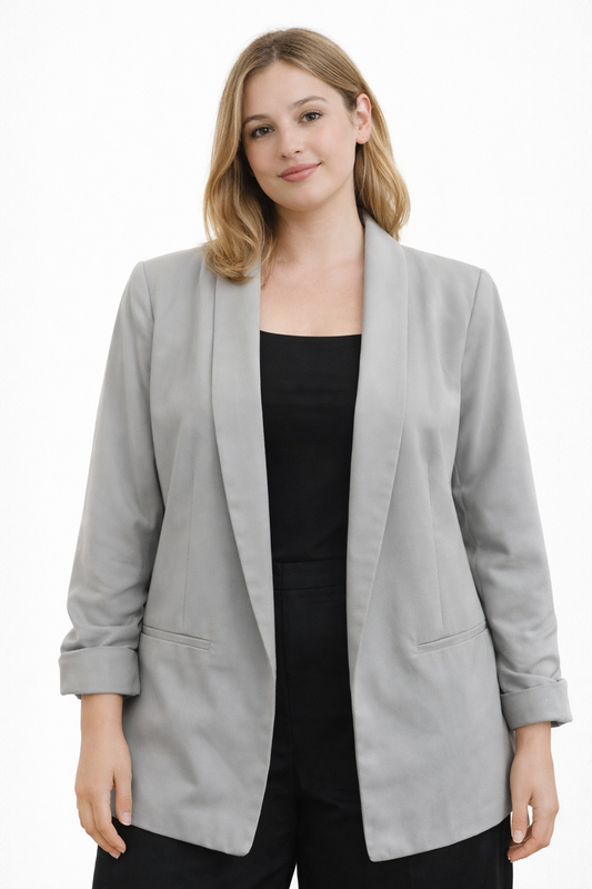 Blazer Atmosphere Verde Salvia Grisáceo Mujer Talla 10 (M)