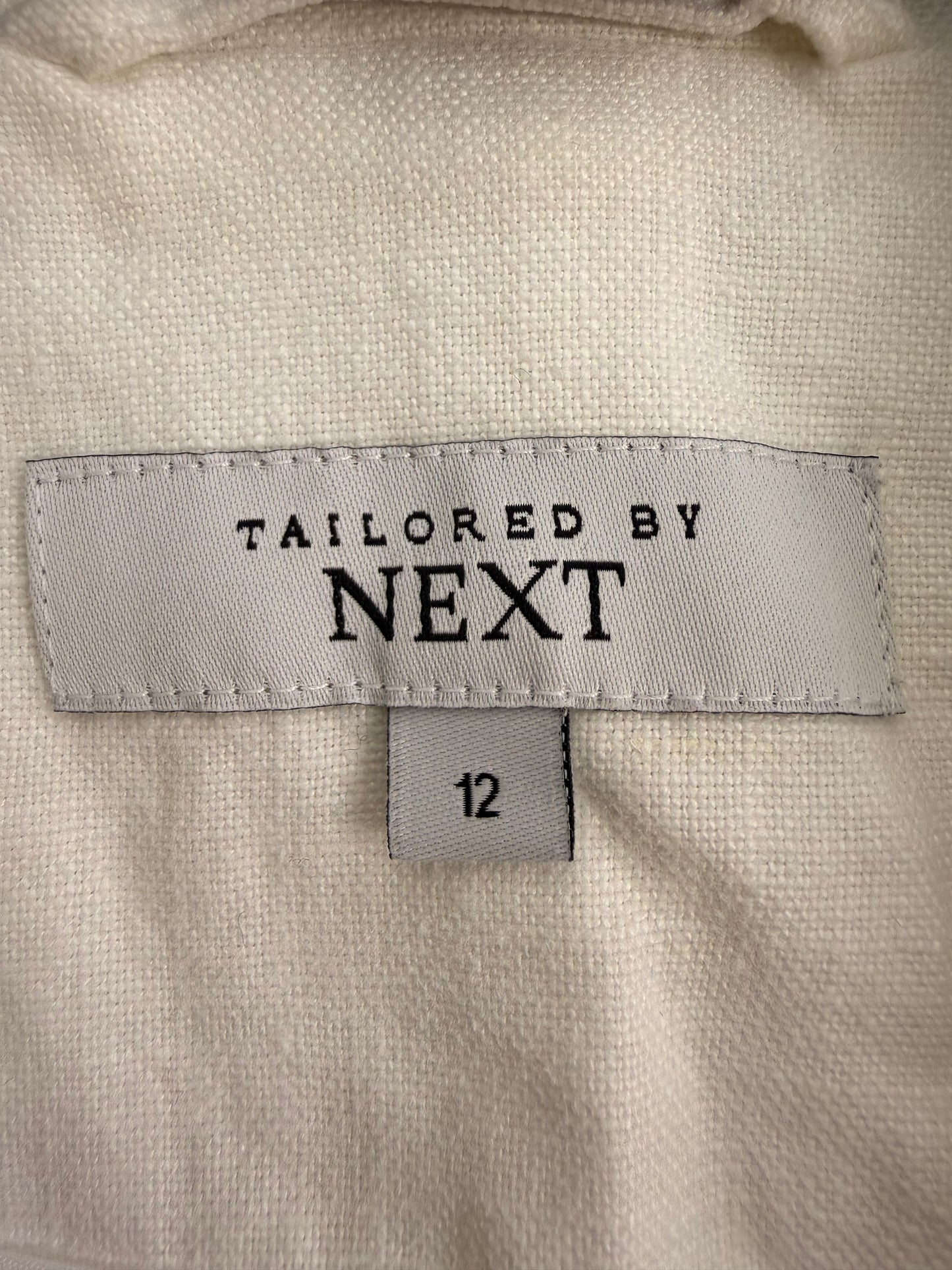 Blazer Next Tailored Blanco Mujer Talla 12 (M)