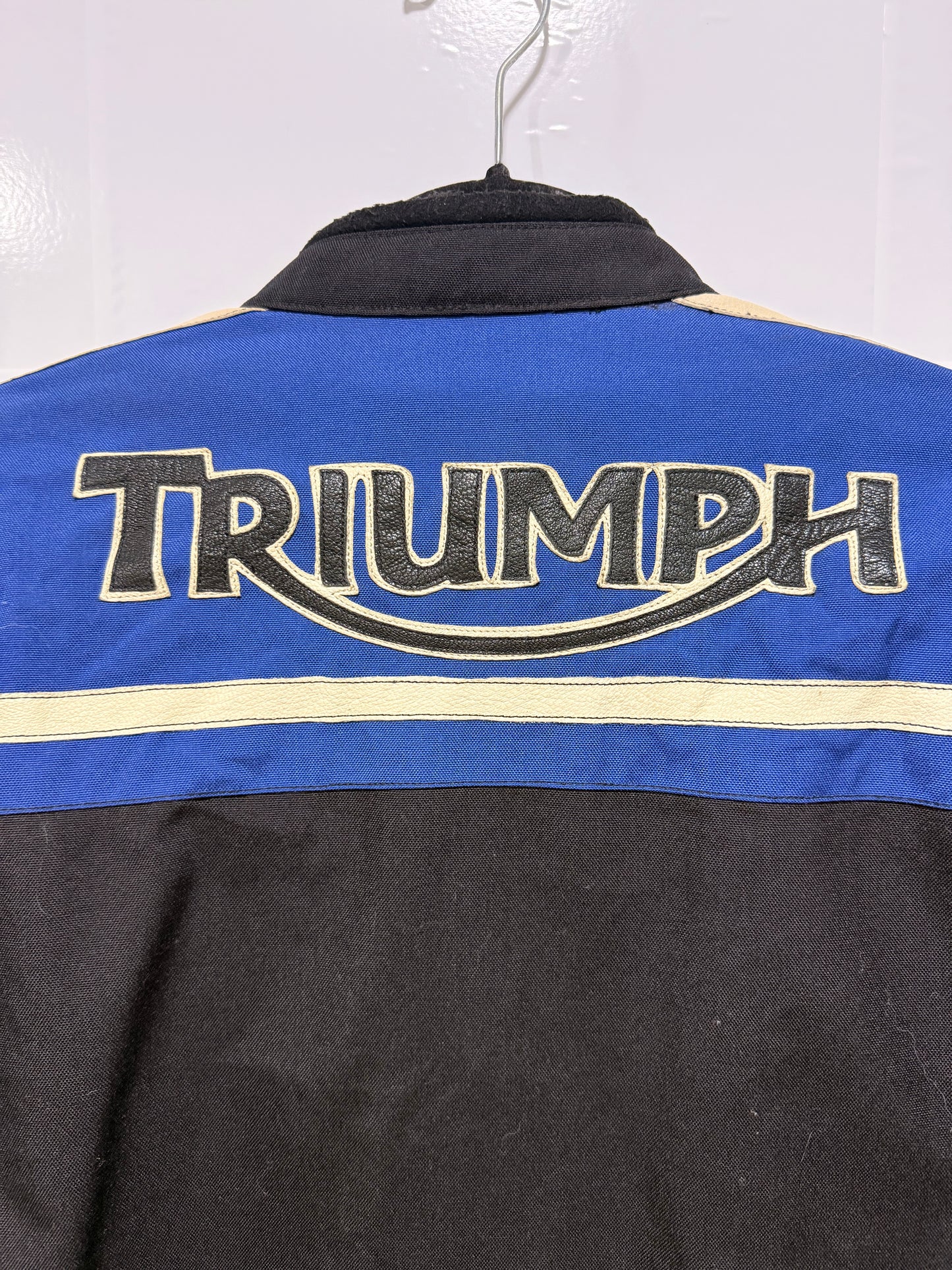 Chaqueta Moto Triumph Negro Con Azul Talla 54/64 (XL)