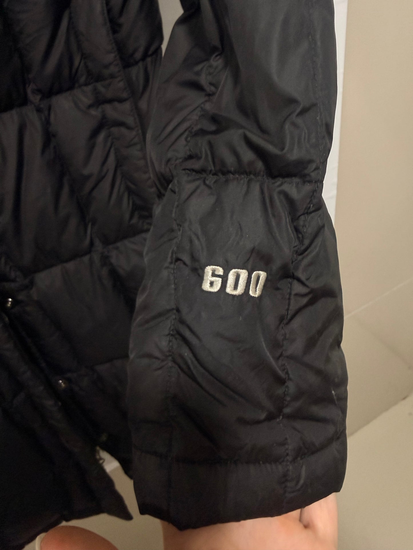 Parka The North Face Larga Con Gorro Negra 600 Mujer Talla S