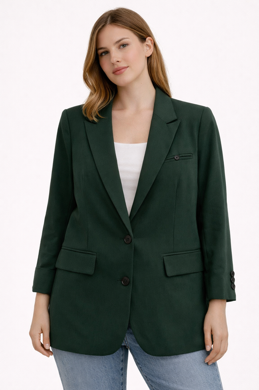 Blazer 4TH RECKLESS Verde Oscuro Mujer XS