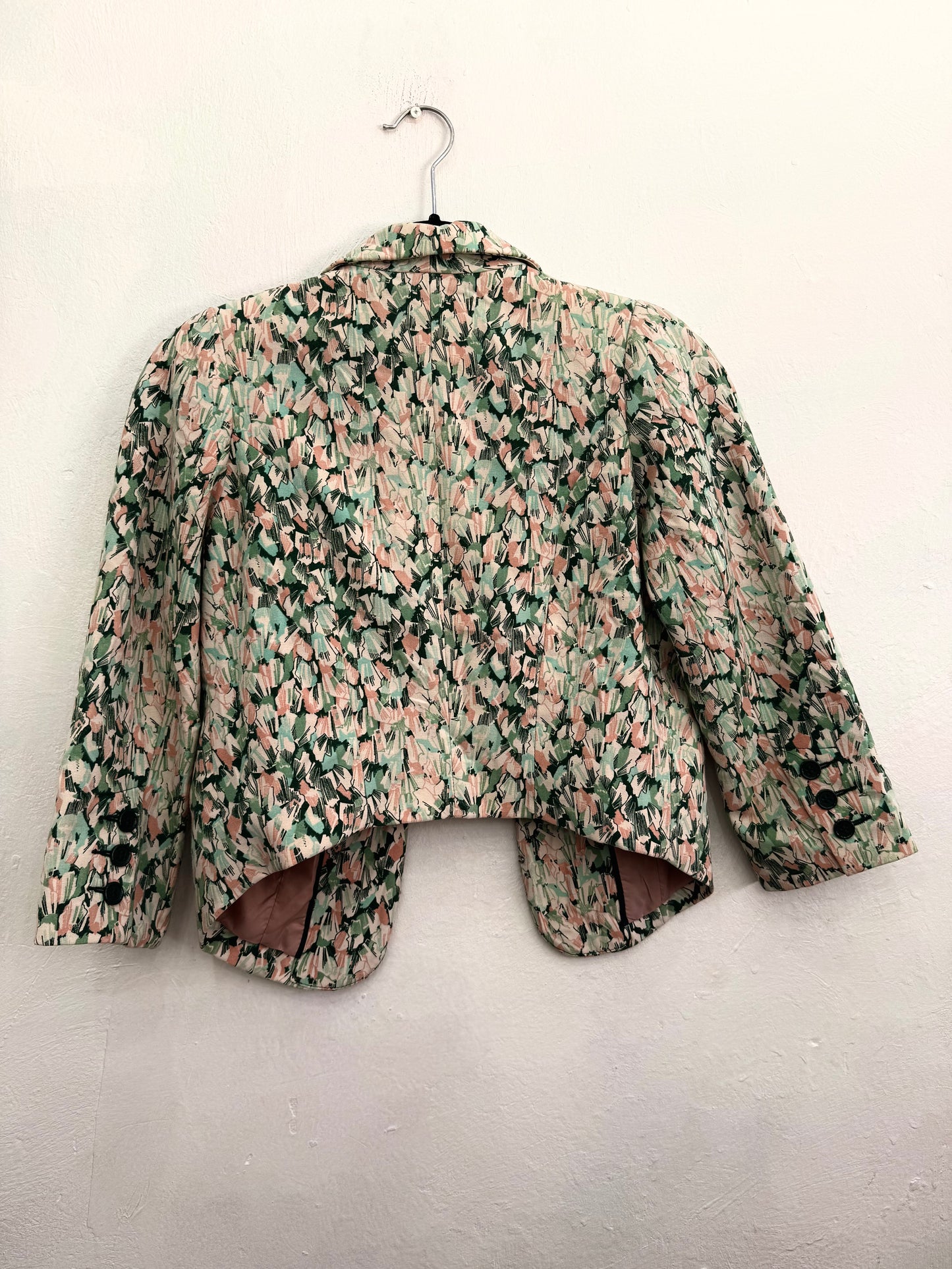 Blazer H&M Floreado Verde Mujer Talla 34 (XS)