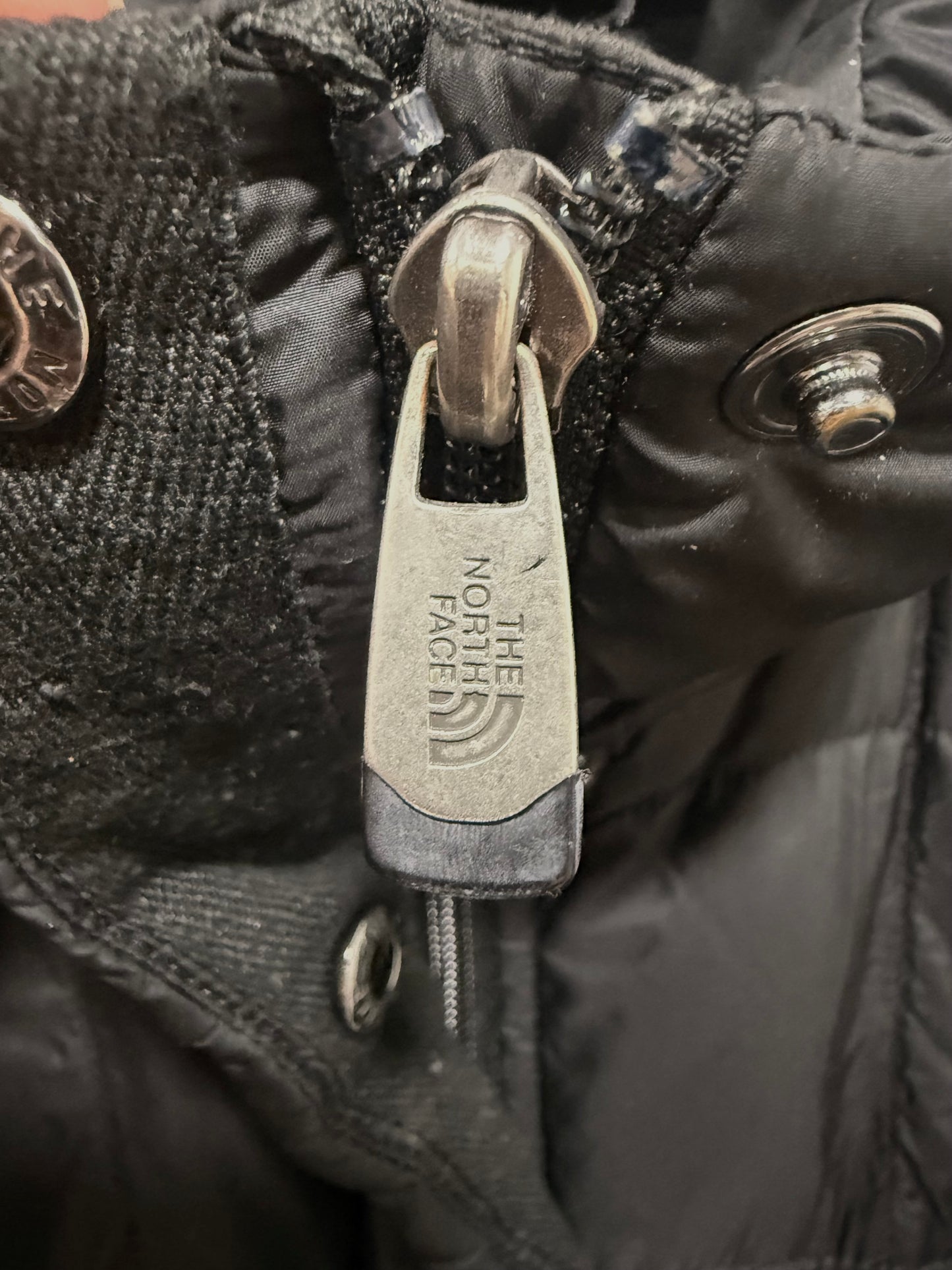 Parka The North Face Larga Con Gorro Negra 600 Mujer Talla S