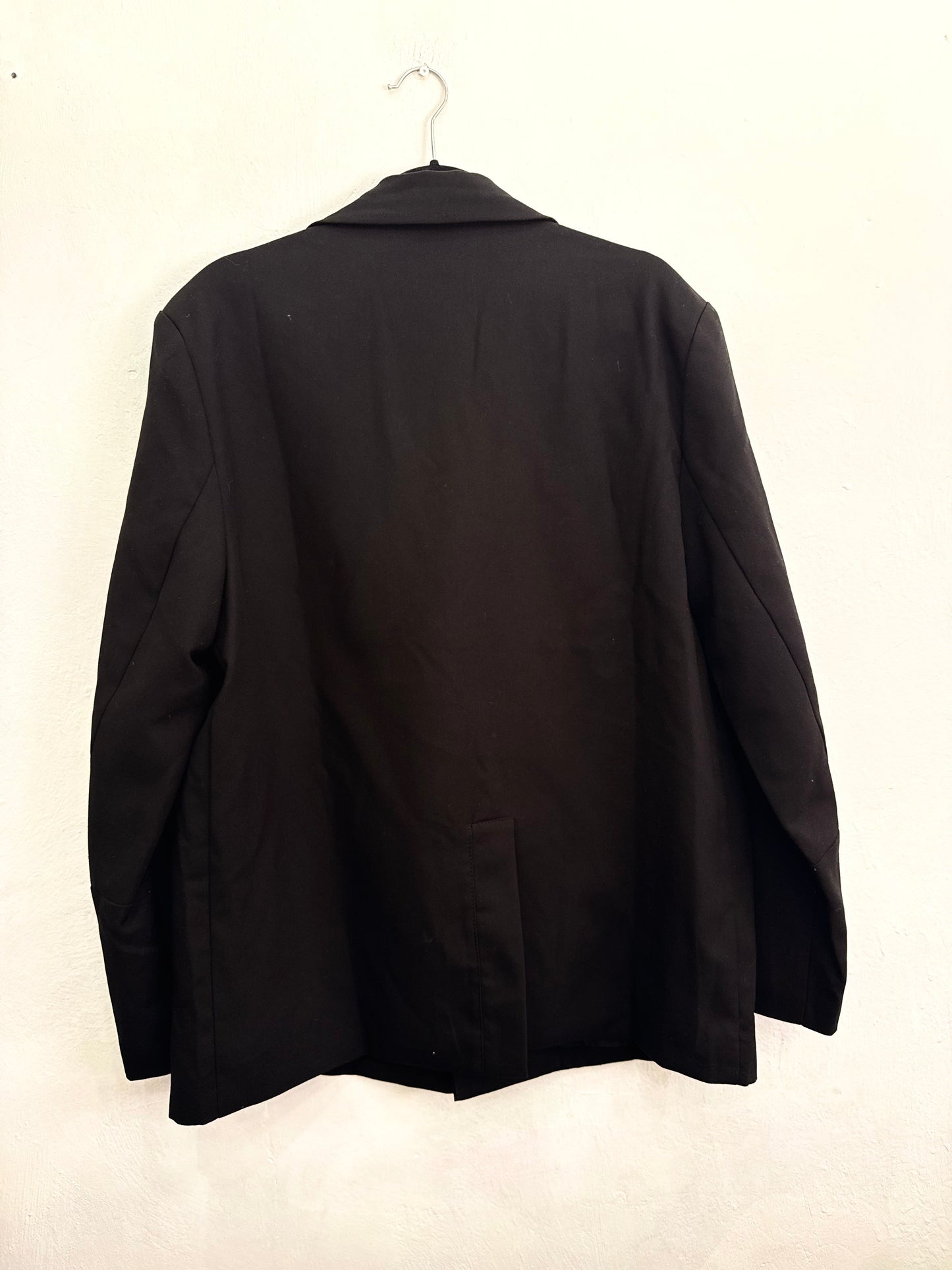 Blazer Pretty Little Thing Negro Oversized Mujer Talla 8 (S)