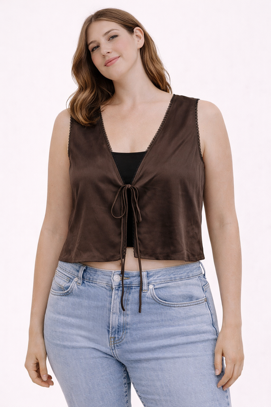 Blazer Gilet Zara Cafe Moro M