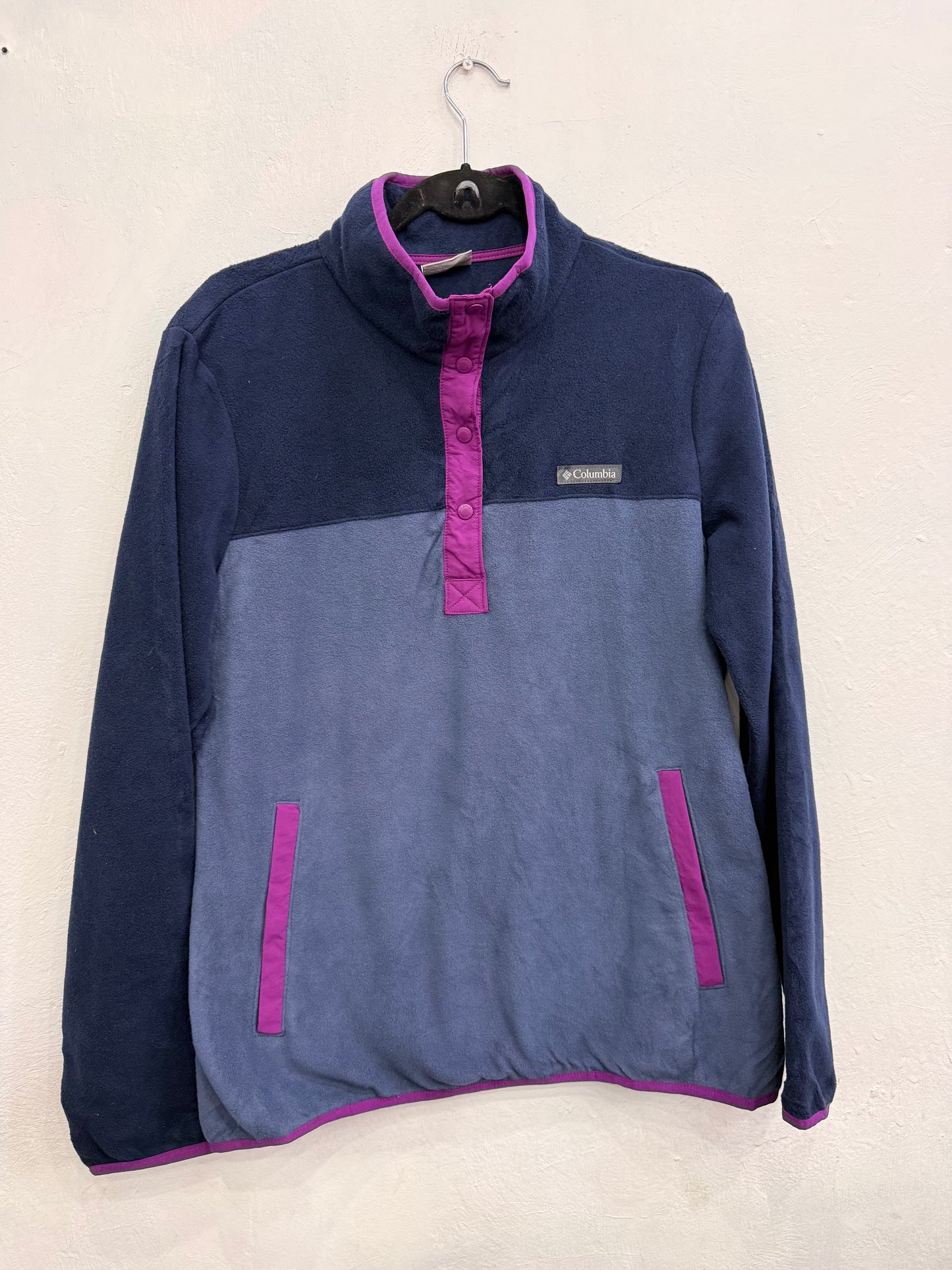Polar Columbia Benton Springs Azul Marino / Azul Lavanda con Detalles Fucsia Mujer L