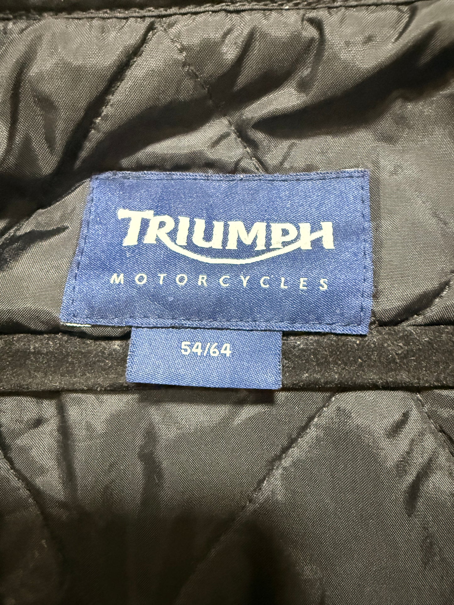 Chaqueta Moto Triumph Negro Con Azul Talla 54/64 (XL)