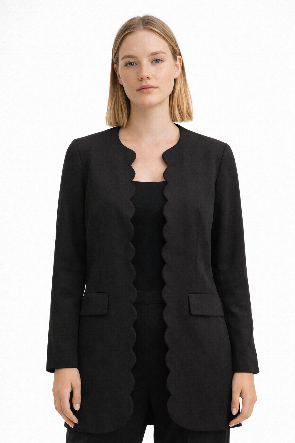 Blazer H&M Mujer Negro Talla 32 (XS)