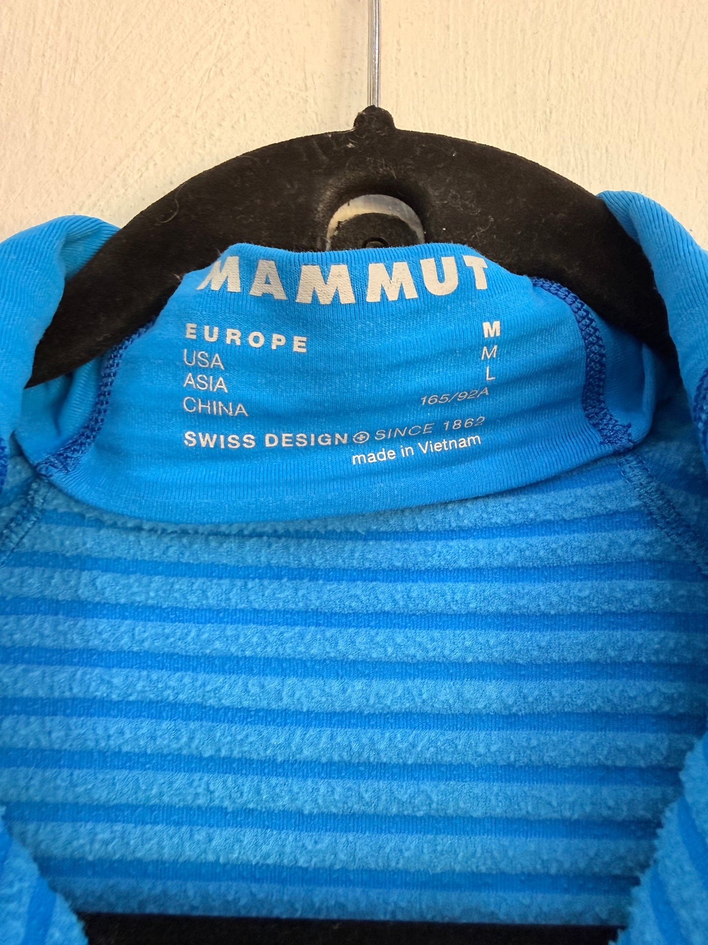 Chaqueta Mammut Aconcagua Midlayer Técnica Azul Mujer M