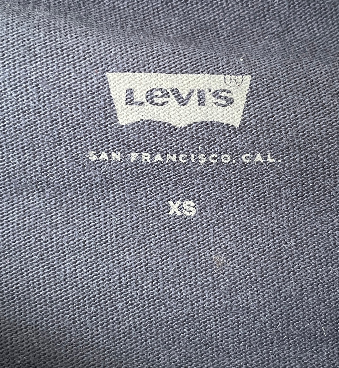 POLERA LEVIS AZUL XS UNISEX