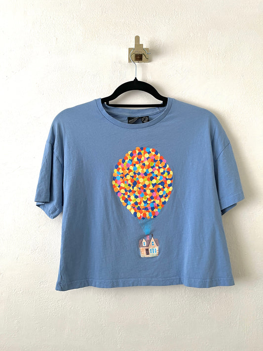 POLERA DISNEY UP CELESTE XS MUJER