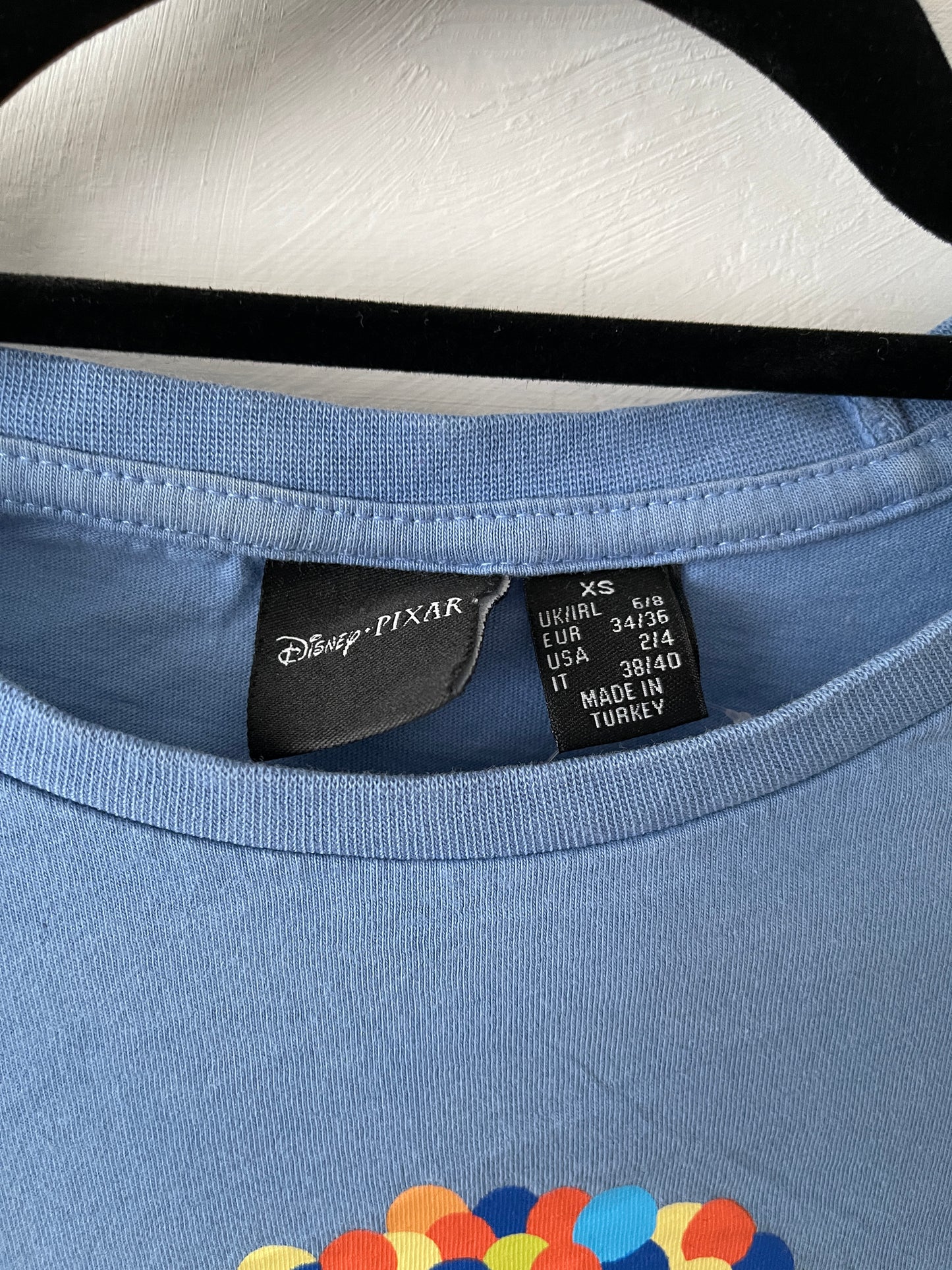 POLERA DISNEY UP CELESTE XS MUJER