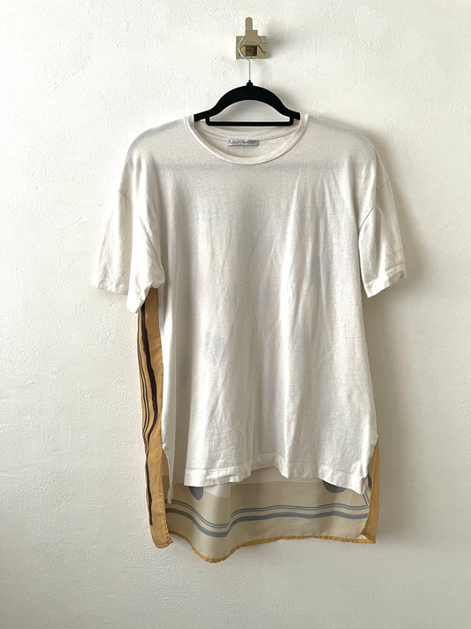 POLERA ZARA BLANCA DISEÑO S MUJER