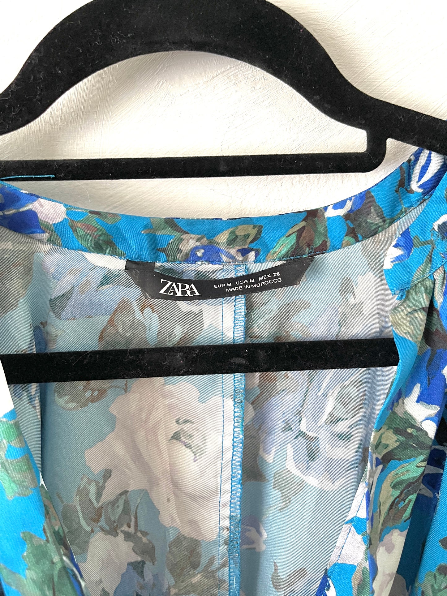 ENTERITO ZARA AZUL M MUJER