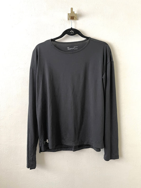 POLERON SUELTO UNDER ARMOUR LIVIANO DEPORTIVO NEGRO M MUJER