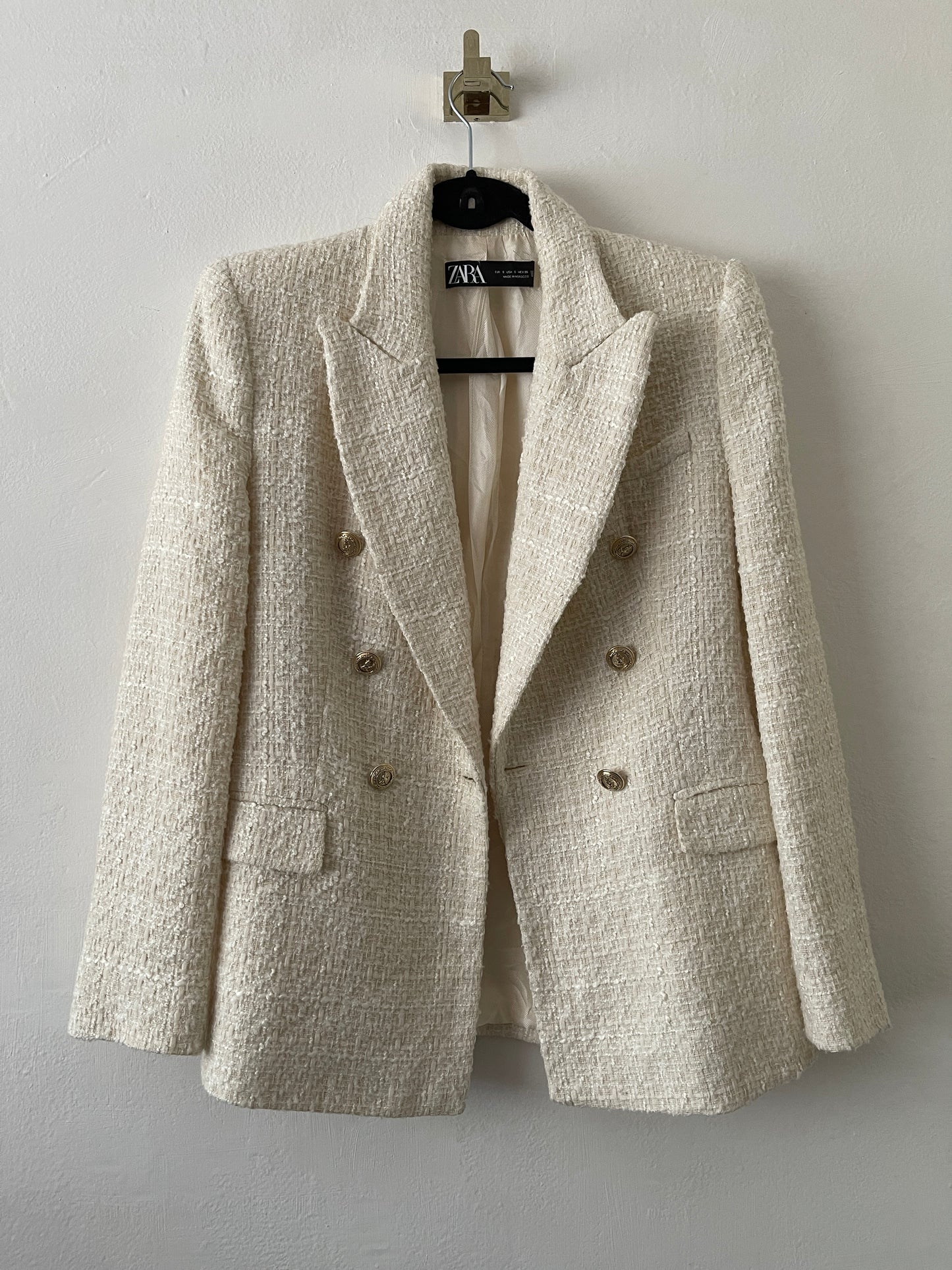 BLAZER ZARA BEIGE S MUJER