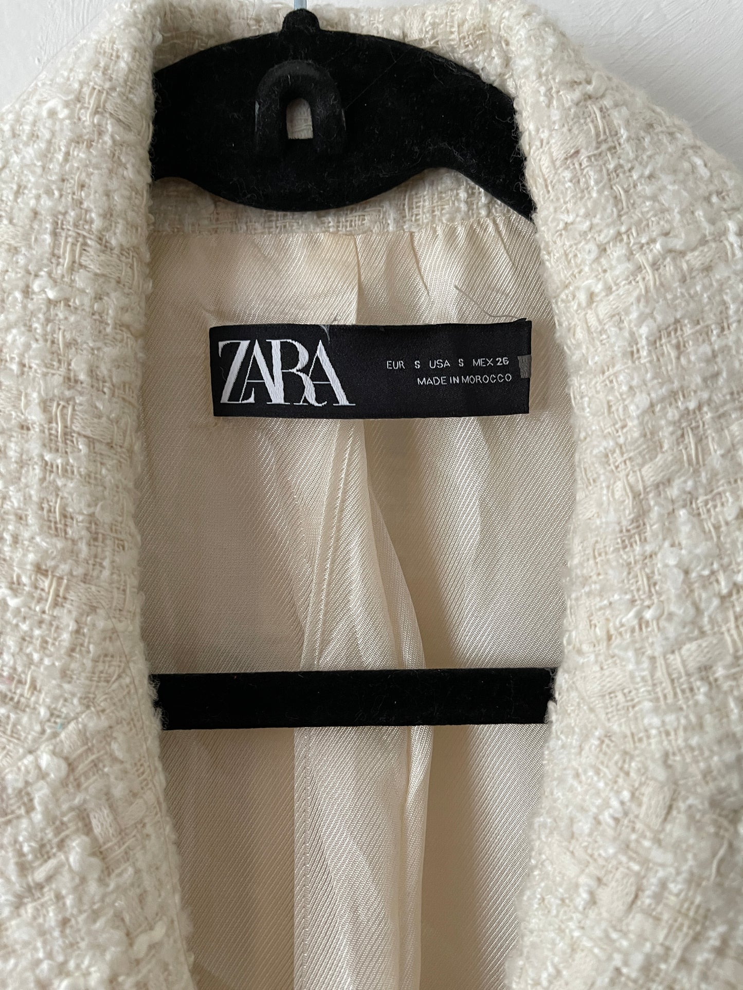 BLAZER ZARA BEIGE S MUJER