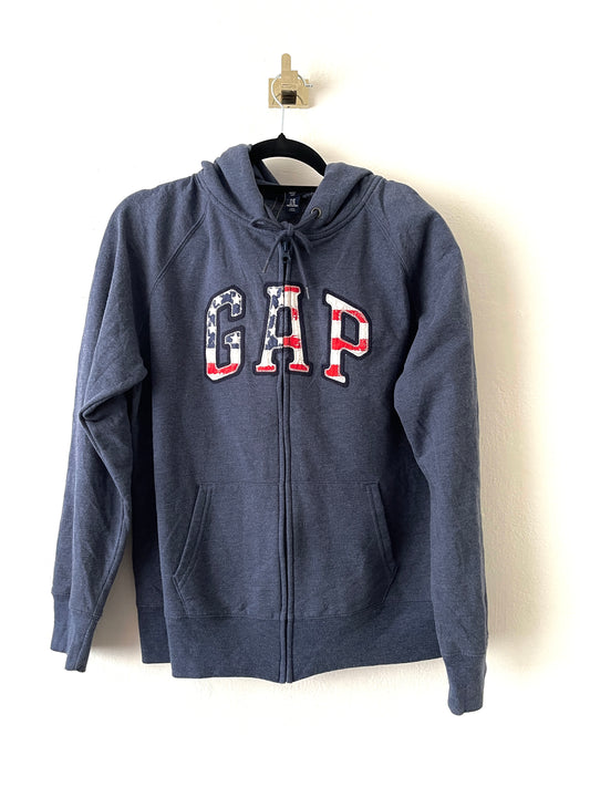 POLERON GAP AZUL XL MUJER