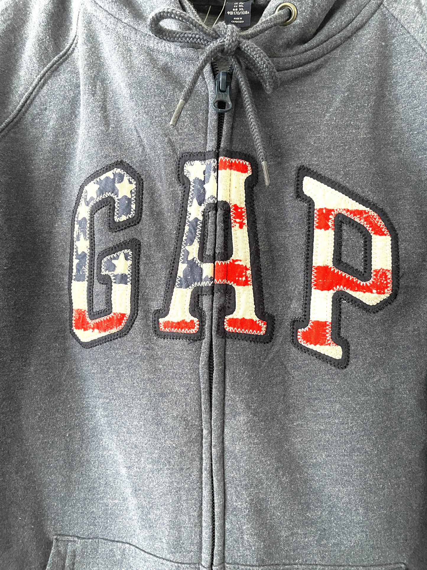 POLERON GAP AZUL XL MUJER